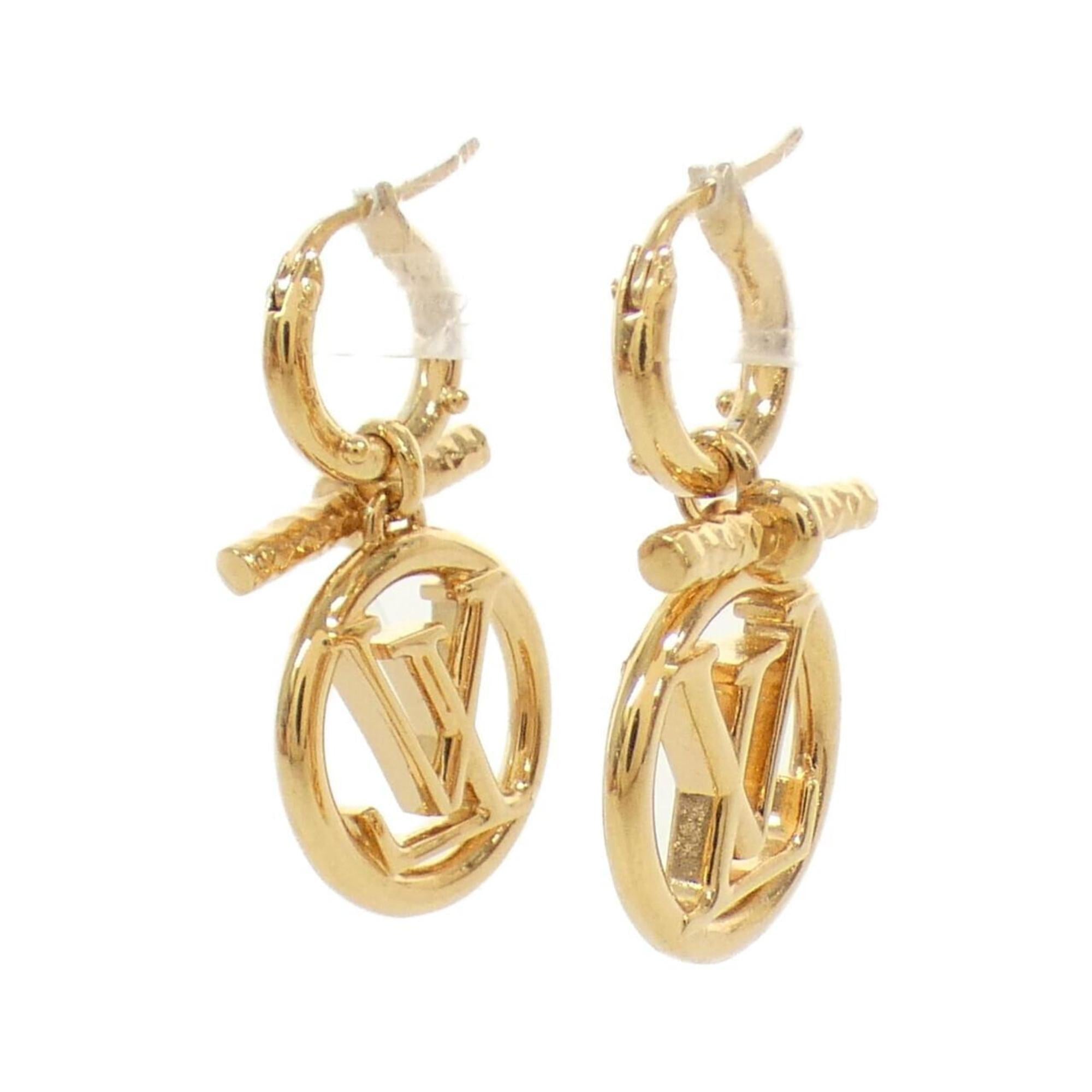 Earrings Gold-Tone Metal