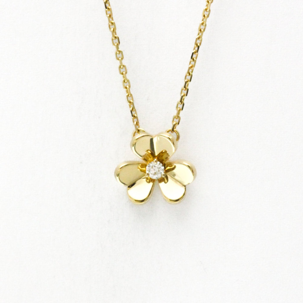 Frivole Mini Pendant Necklace 18K Yellow Gold with Diamond