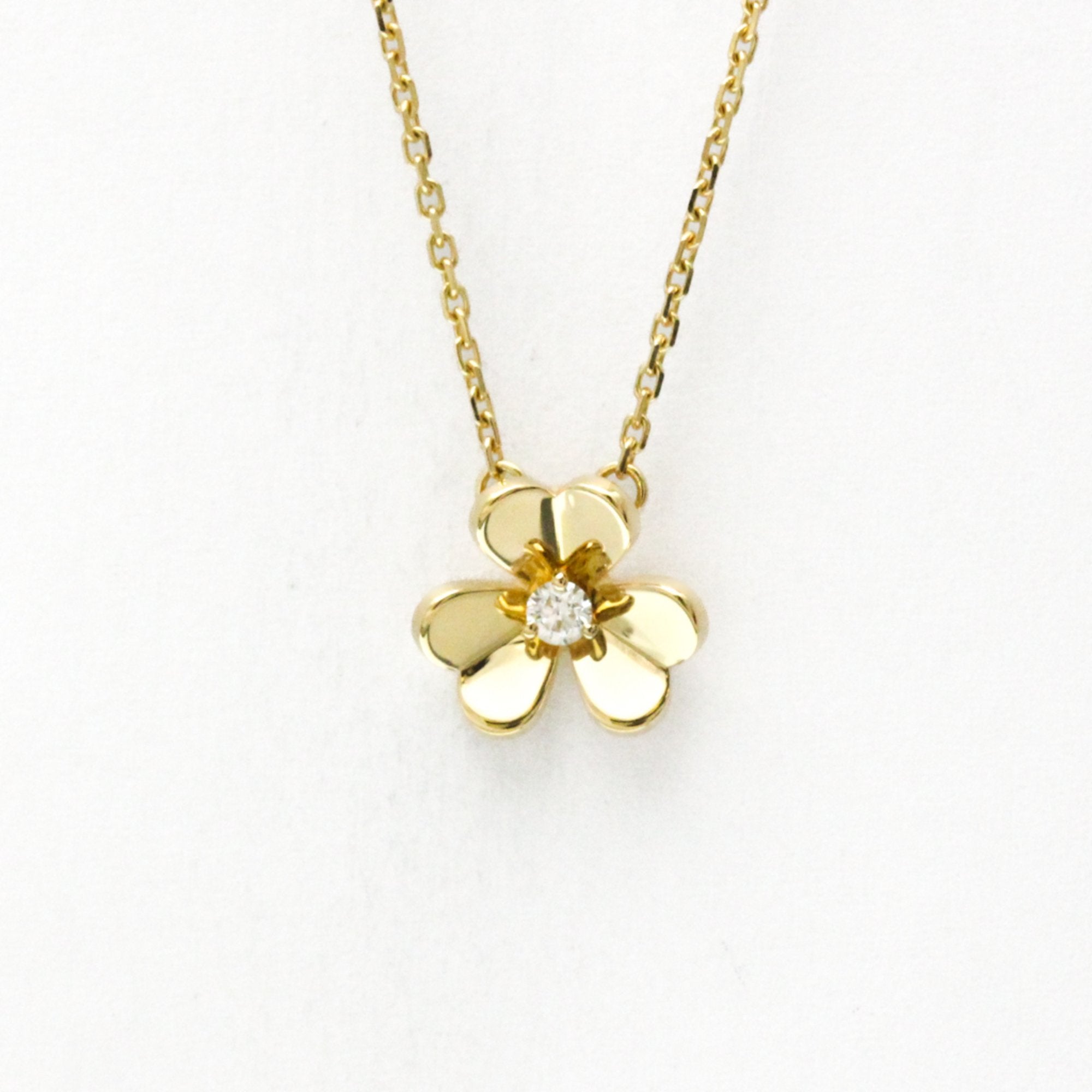 Frivole Mini Pendant Necklace 18K Yellow Gold with Diamond