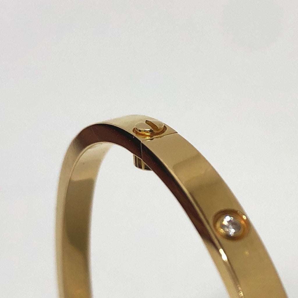 Love Bracelet 18K Yellow Gold Small with Diamond