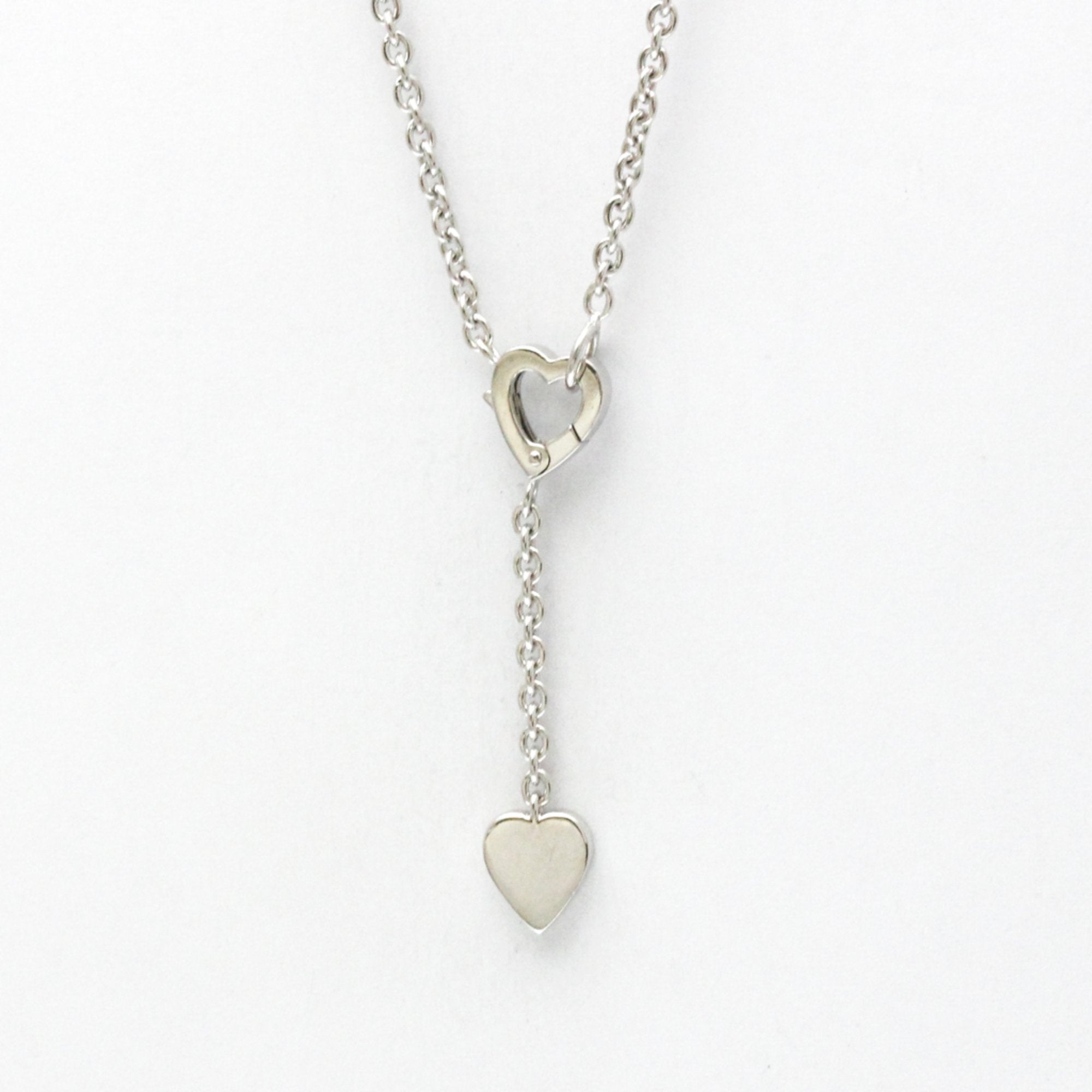 Pendant Necklace 18K White Gold with Diamond