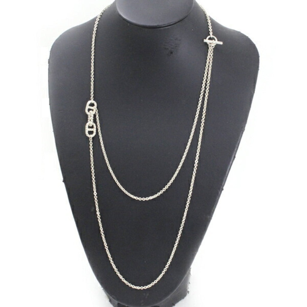 Chaine d'Ancre Parade Long Pendant Necklace Sterling Silver