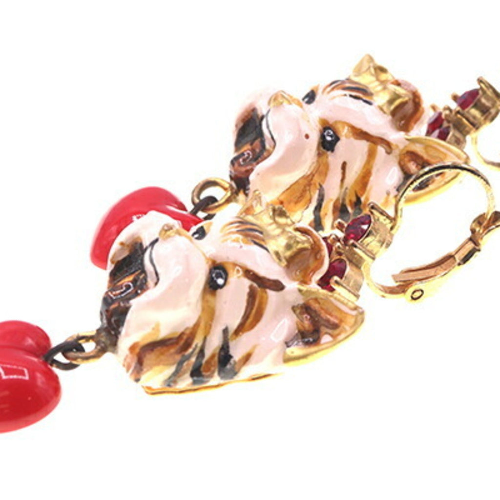 Earrings Gold-Tone Metal