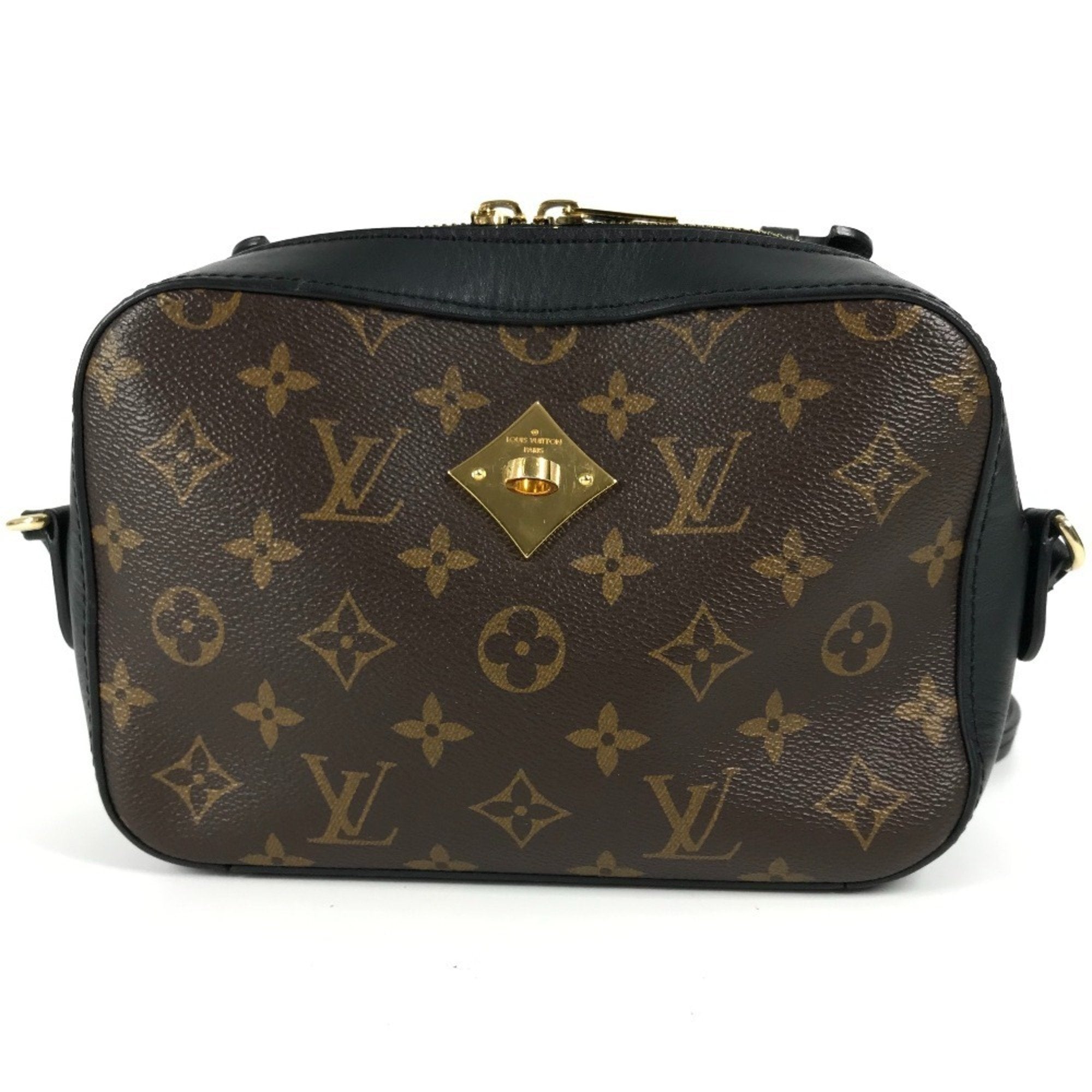 Saintonge Handbag Monogram Canvas with Leather