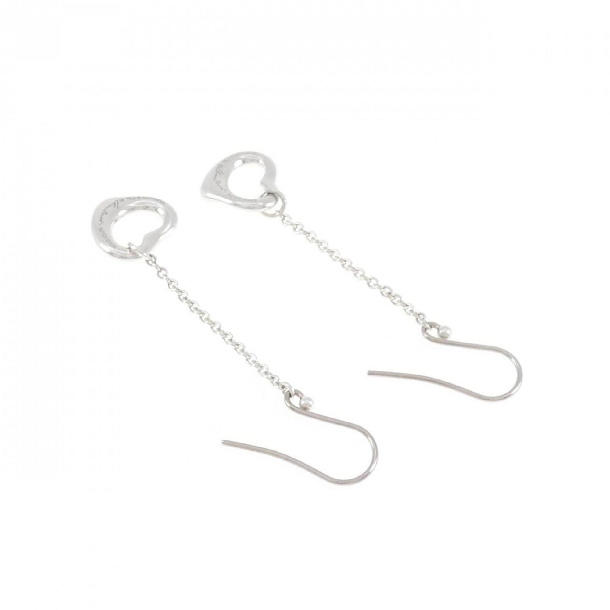 Open Heart Earrings Sterling Silver Sterling Silver