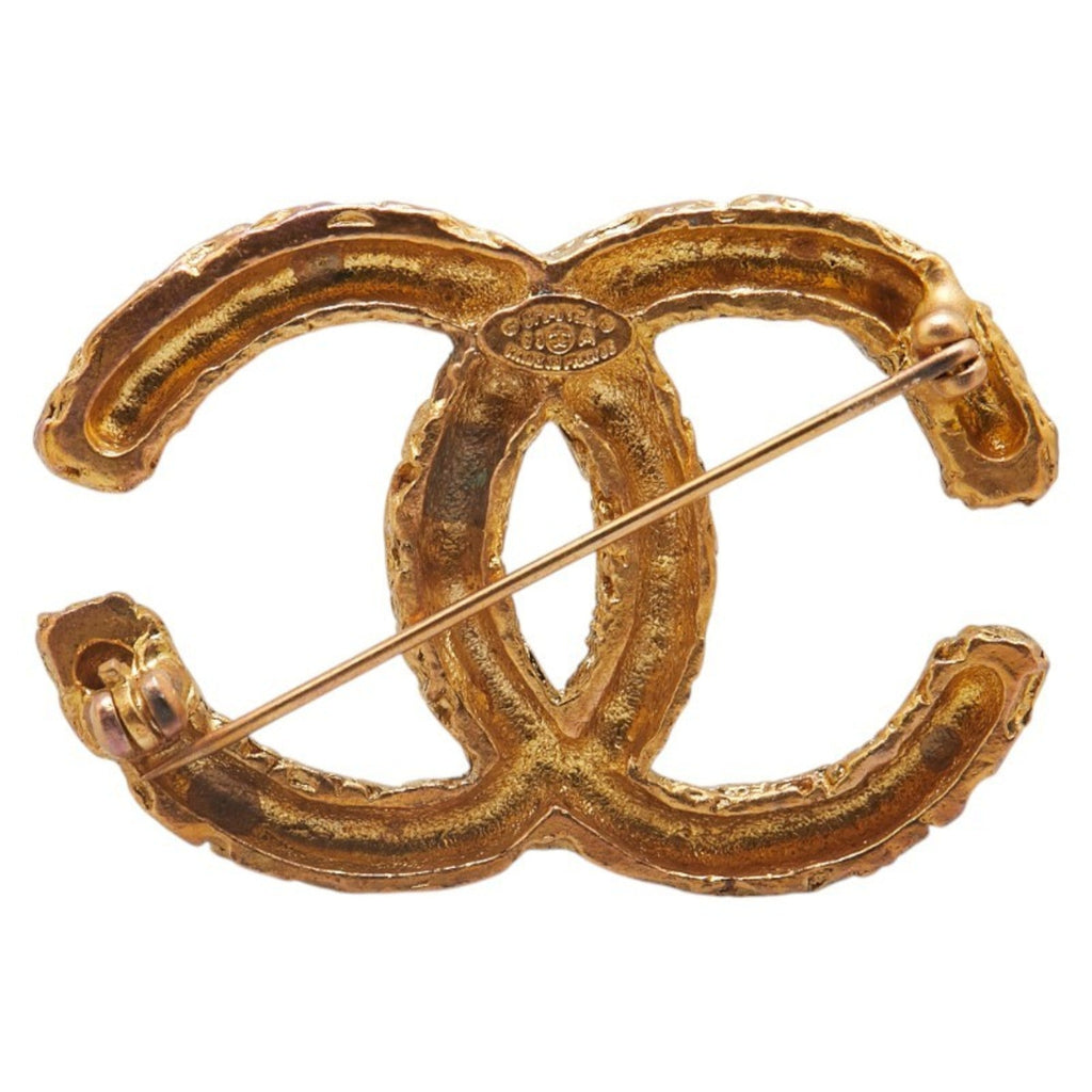 CC Logo Brooch Metal