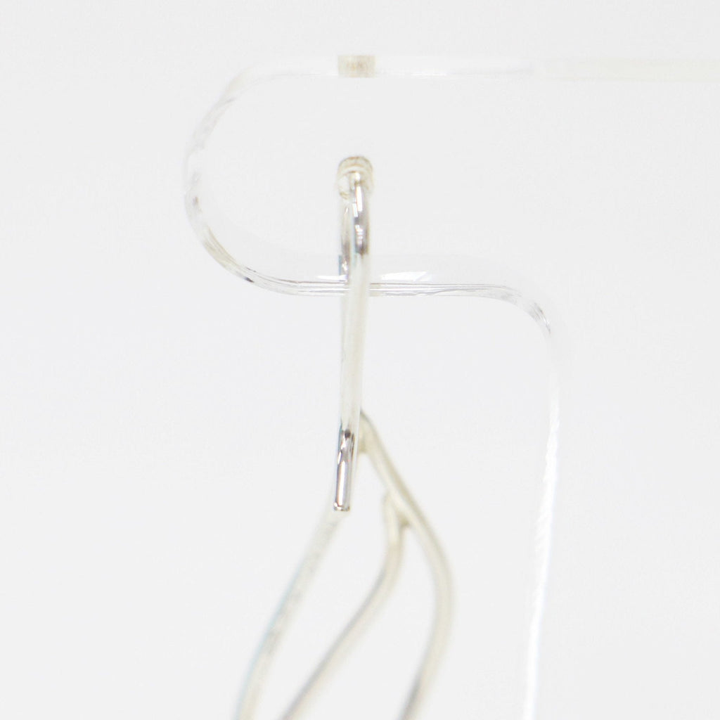Elsa Peretti Earrings Sterling Silver 50mm Sterling Silver