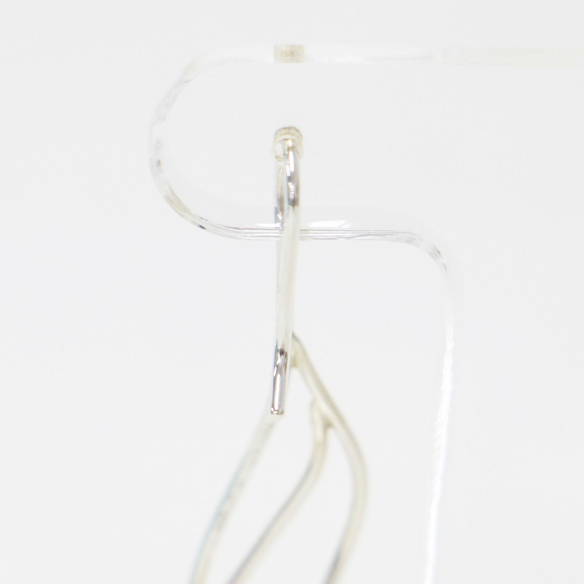 Elsa Peretti Earrings Sterling Silver 50mm Sterling Silver