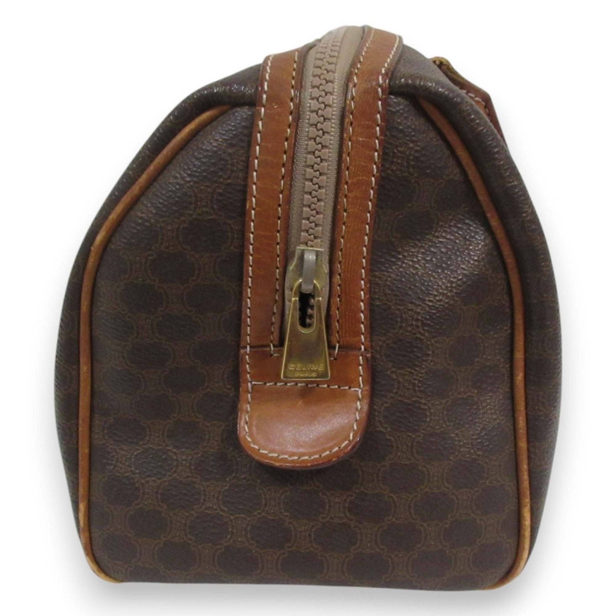 Boston Bag Triomphe Coated Canvas Small
