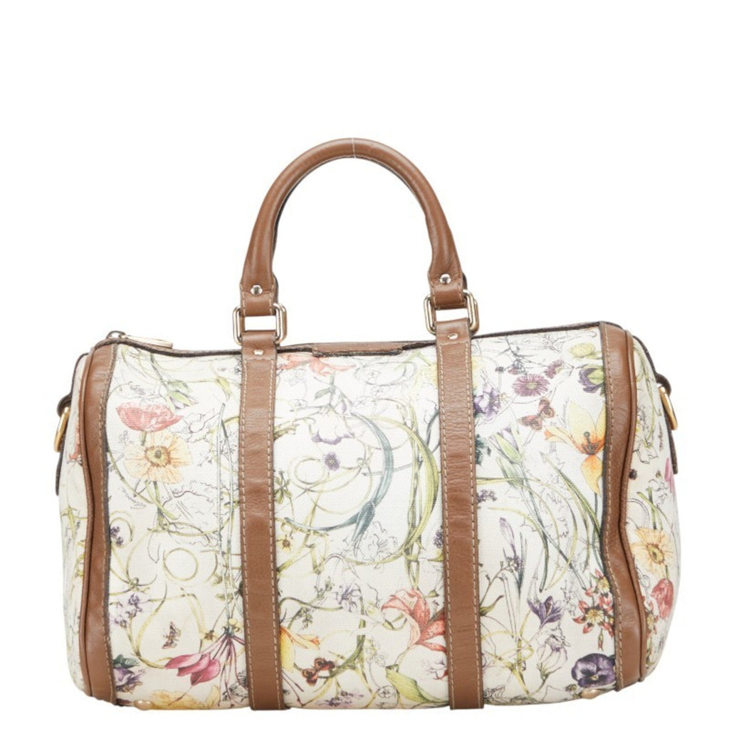 Convertible Joy Boston Bag Flora Canvas Medium
