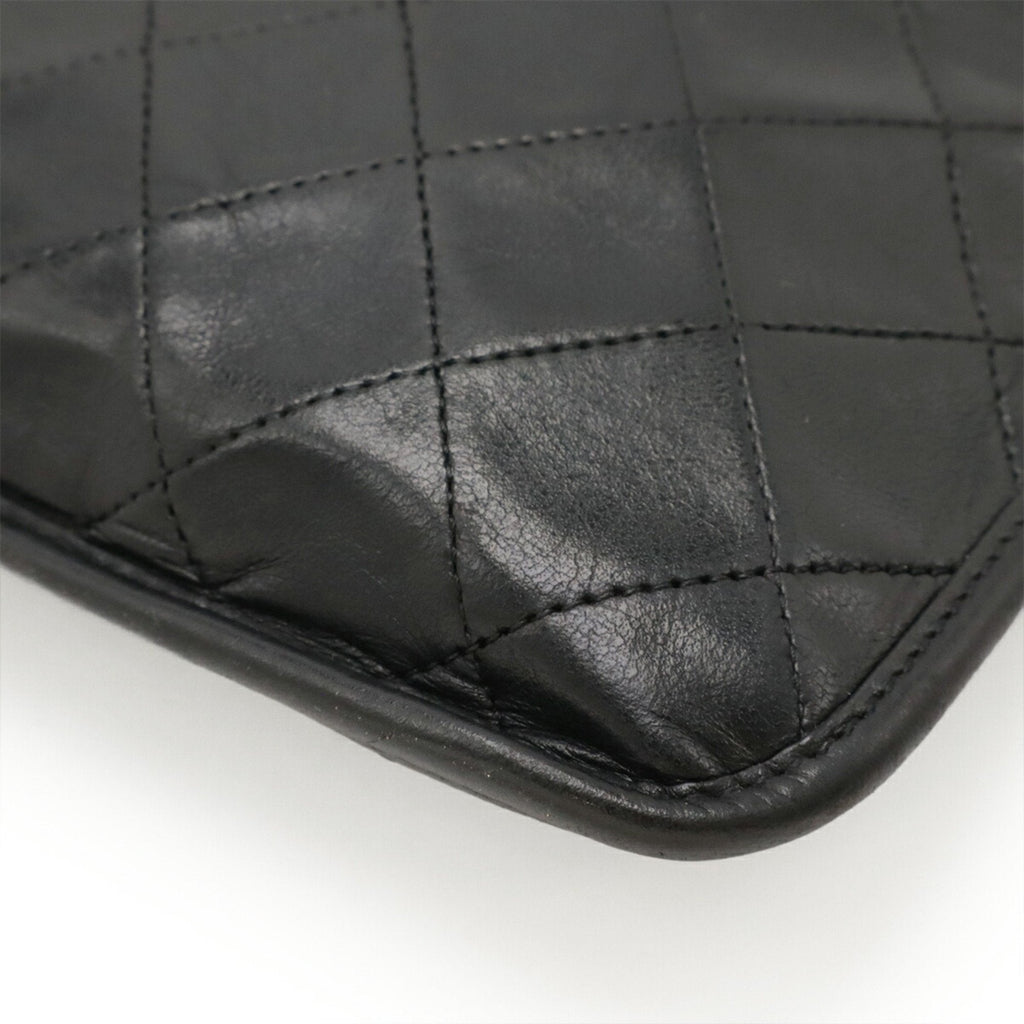 Vintage Shopping Tote Quilted Leather Medium