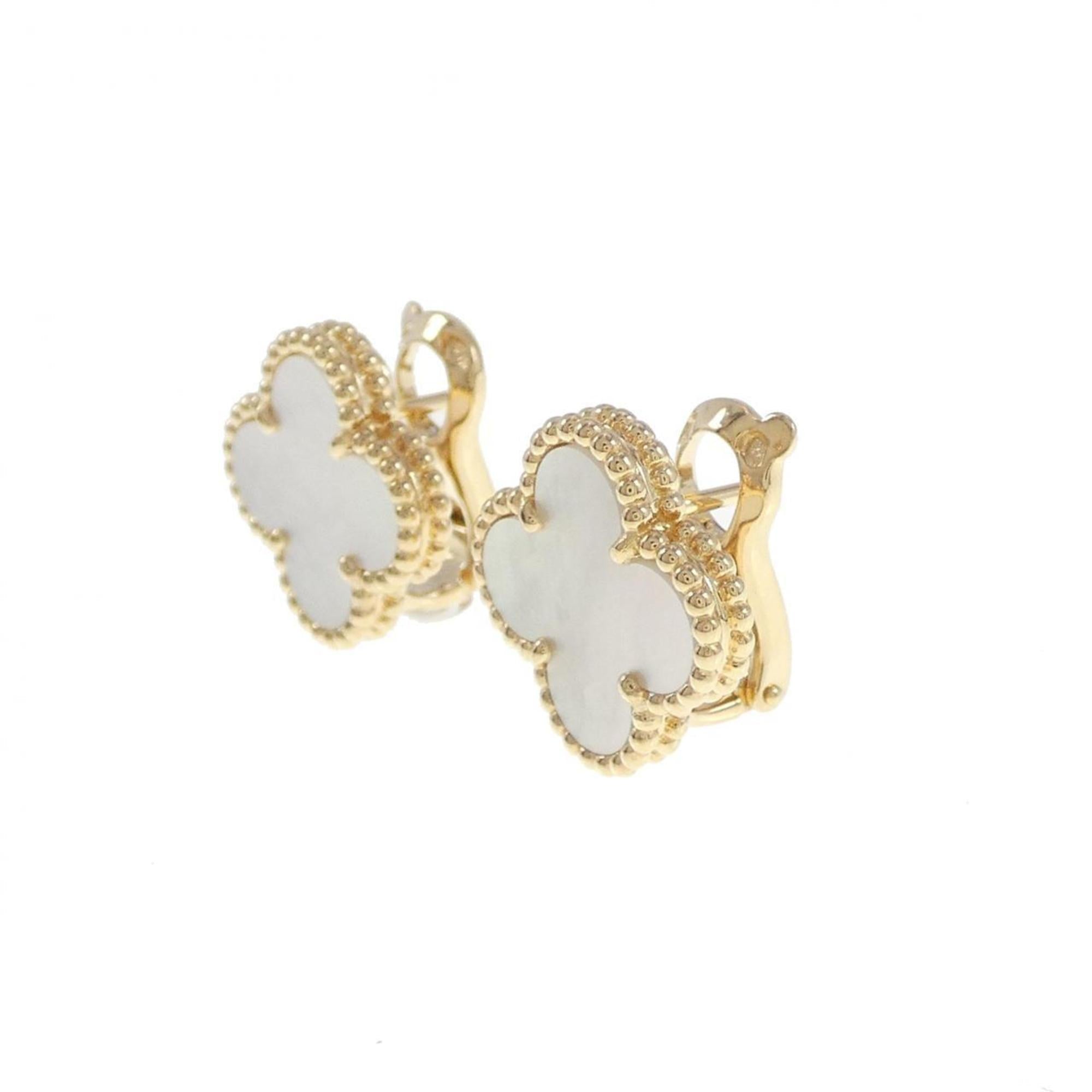 Vintage Alhambra Earrings 18K Yellow Gold 18K Yellow Gold