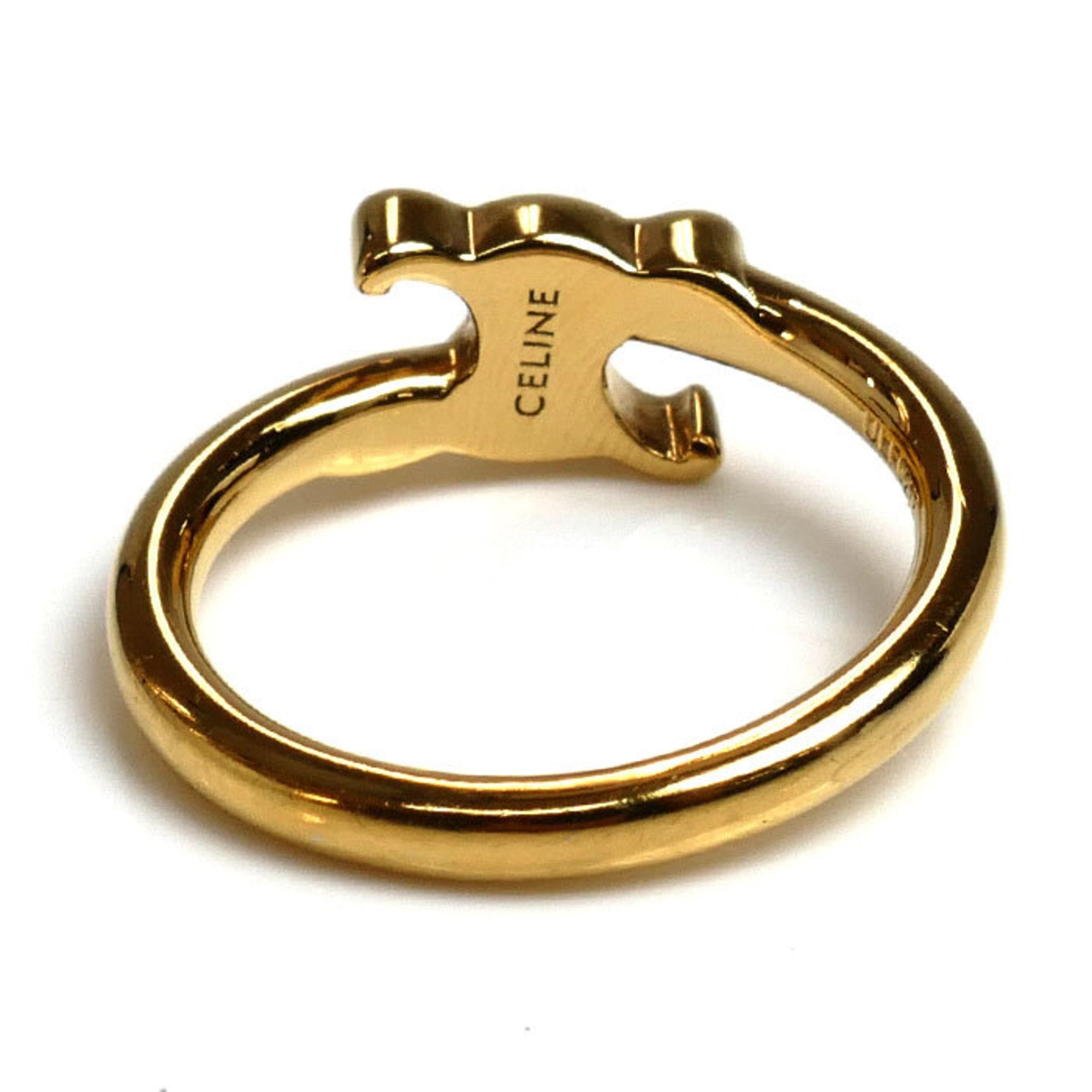 Triomphe Asymmetric Ring Brass