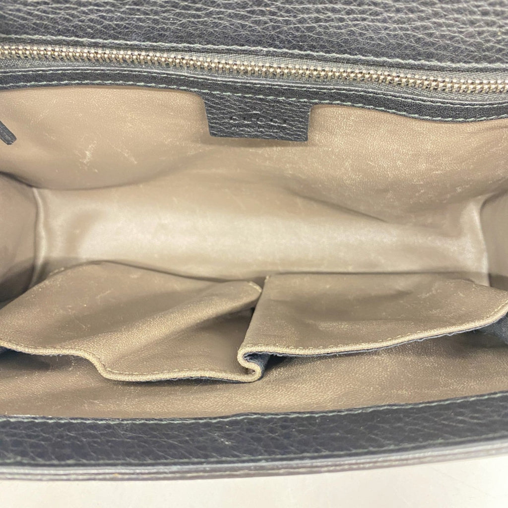 Miss Bamboo Shoulder Bag Studded Leather Medium
