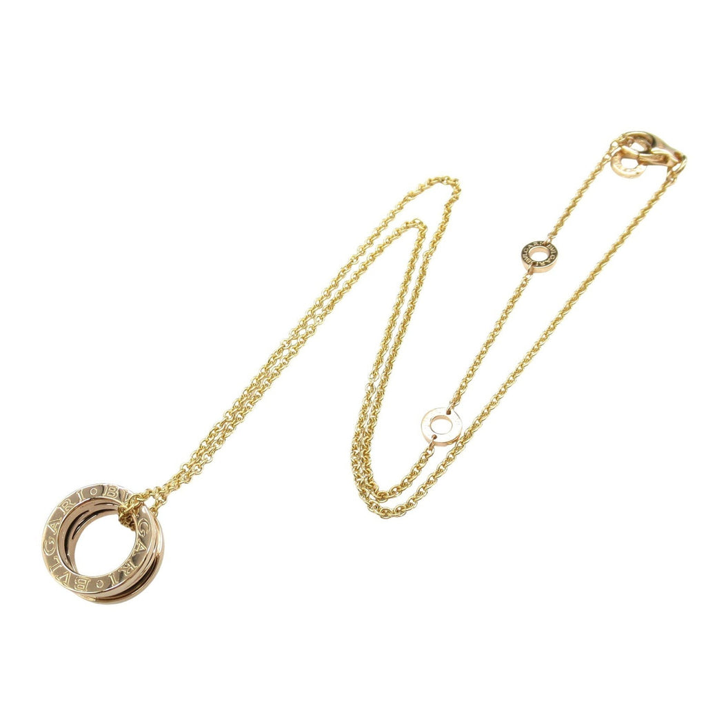 B.Zero1 Pendant Necklace Ceramic and 18K Rose Gold