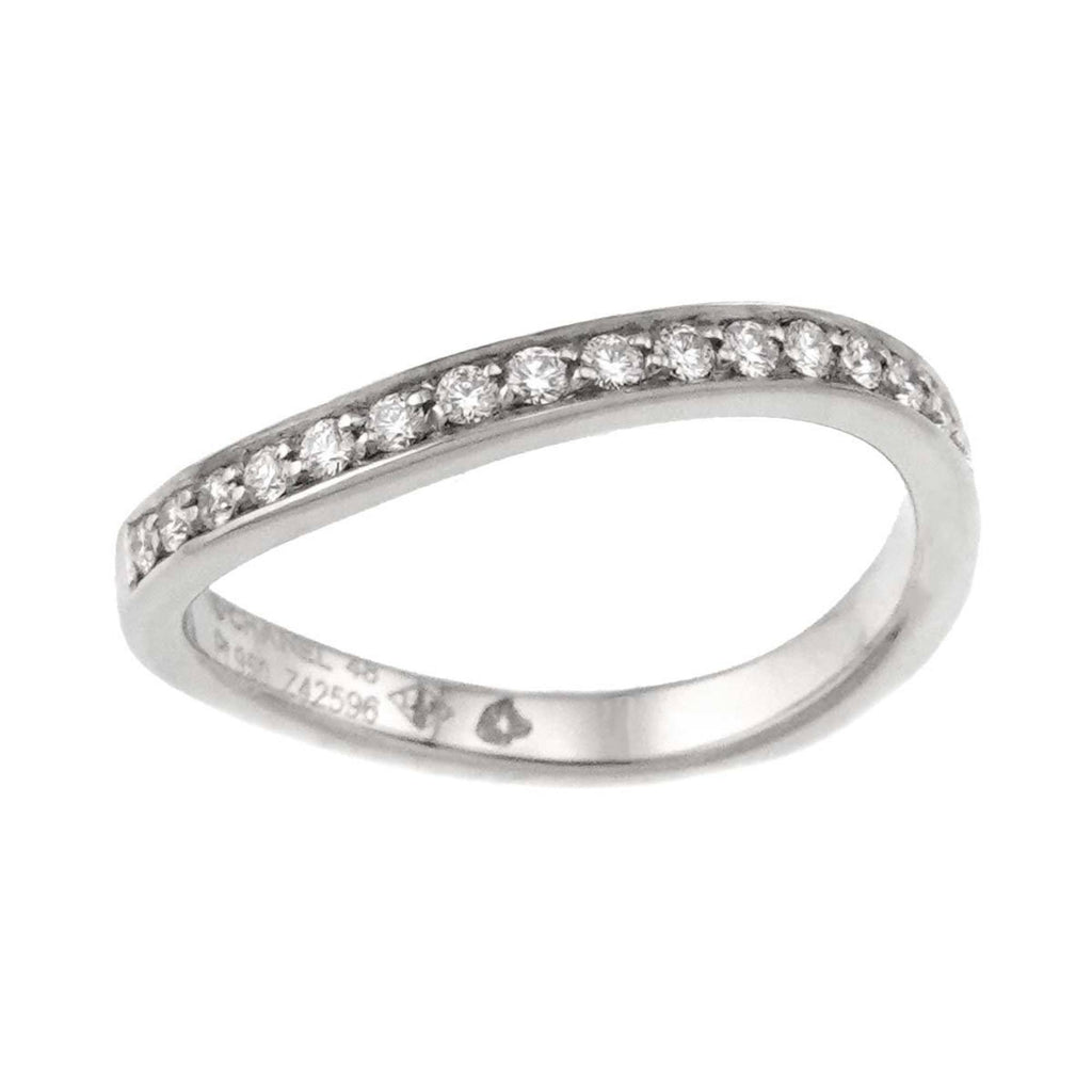 Ribbon De Ring Platinum with Diamond