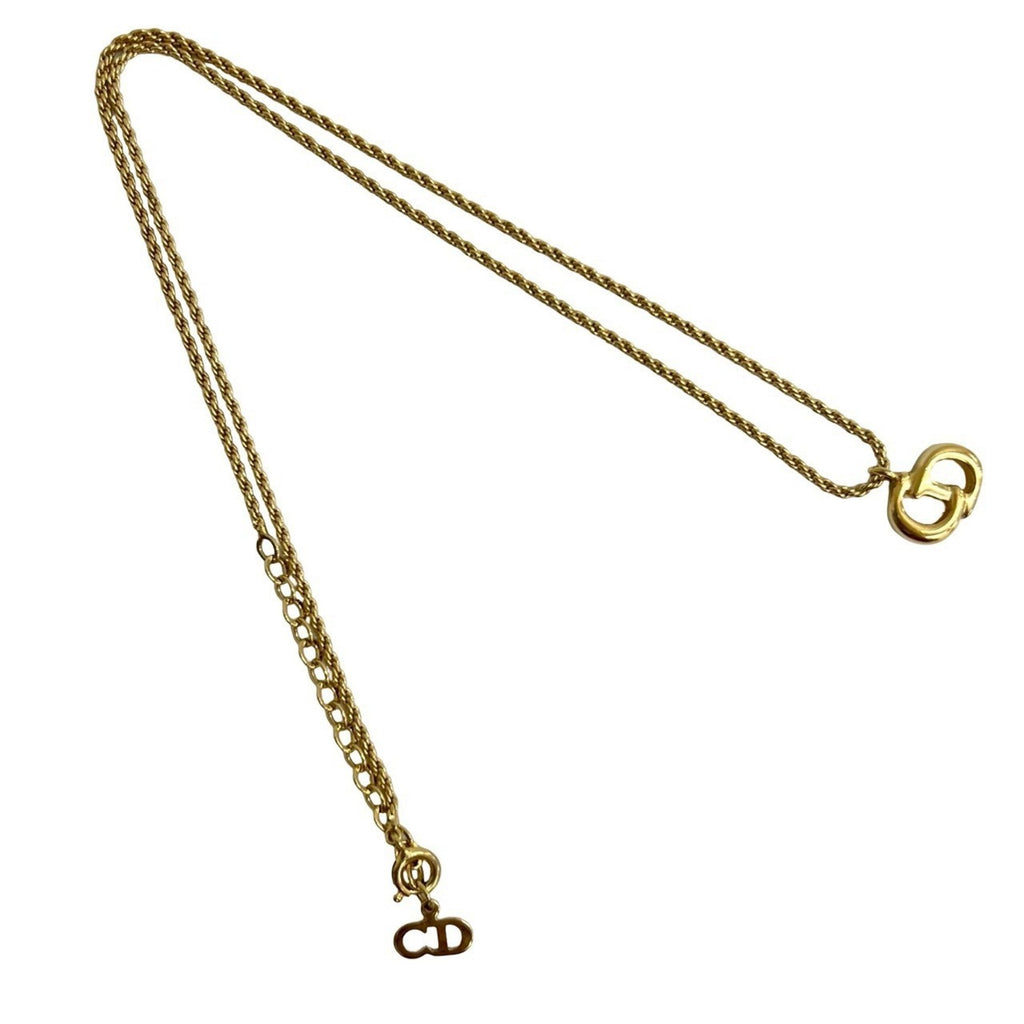 CD Pendant Necklace Gold