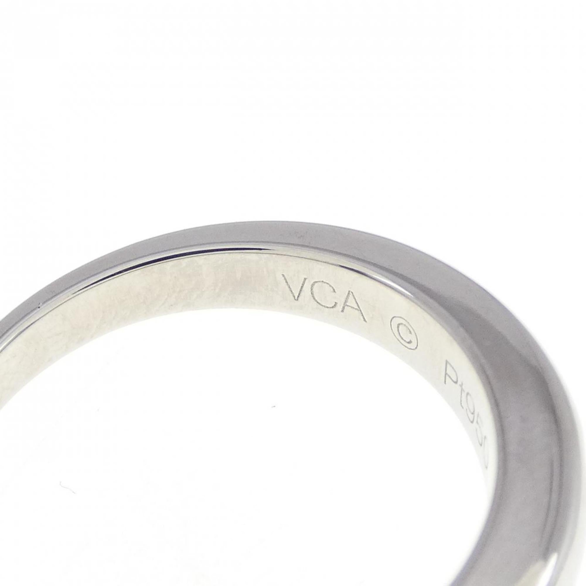 Band Ring Platinum with Diamond