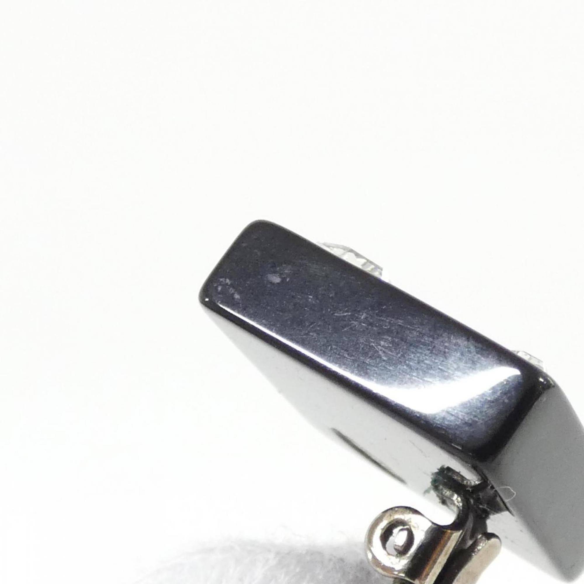 Clip-On Earrings Clip-On Silver-Tone Metal