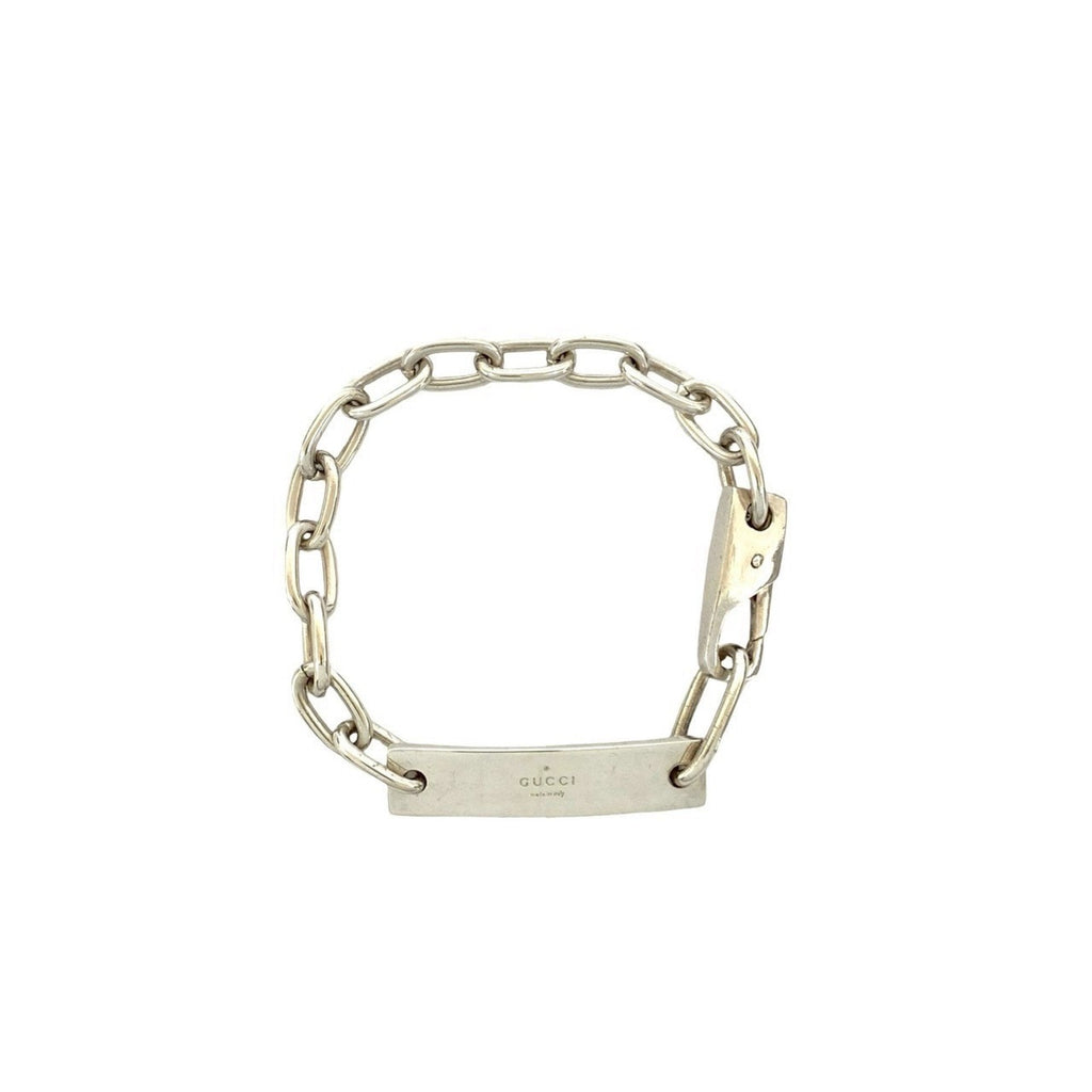 ID Plate Bracelet Sterling Silver