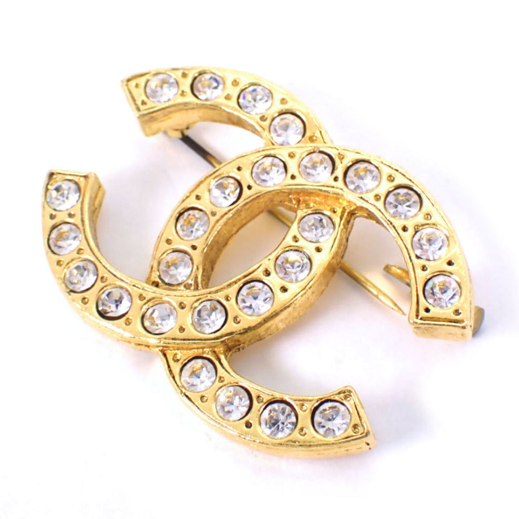 CC Logo Brooch Metal