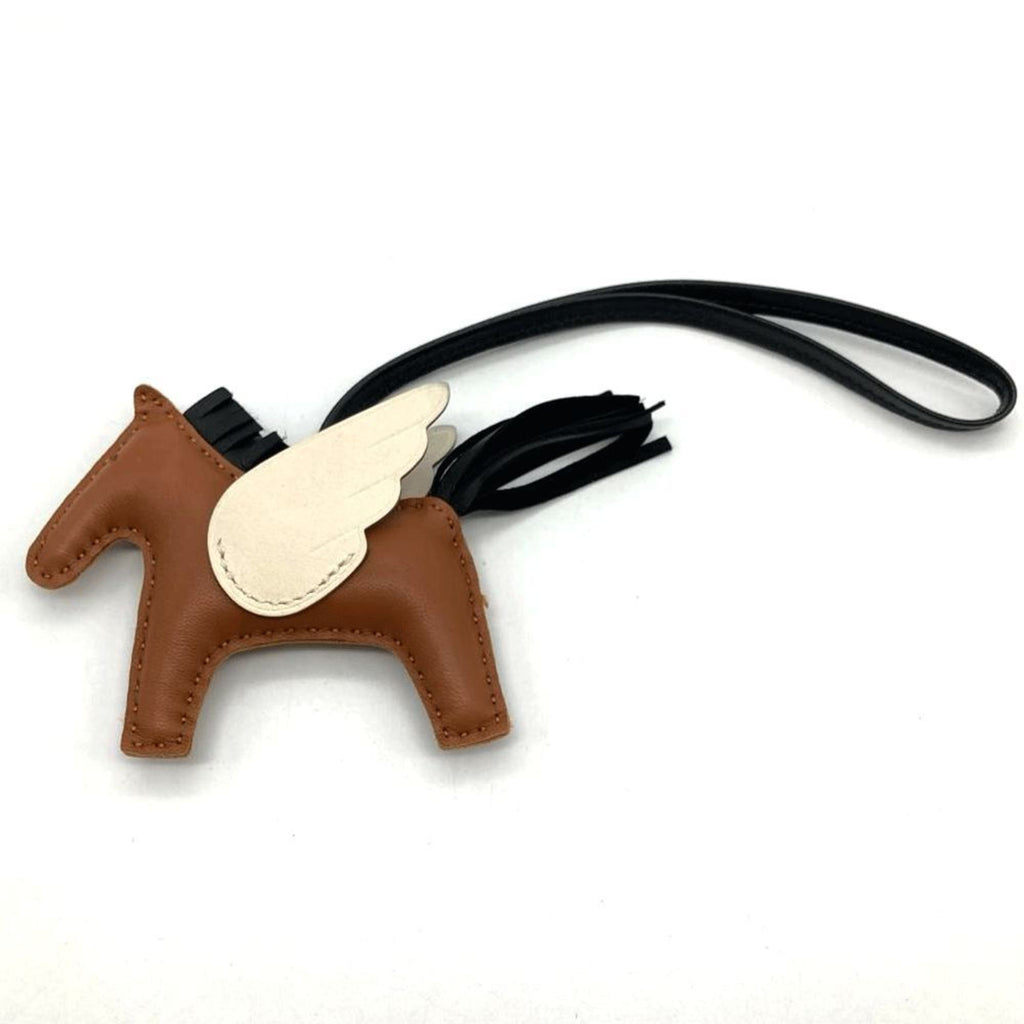 Charm Agneau Milo and Swift Leather Handbag Charm