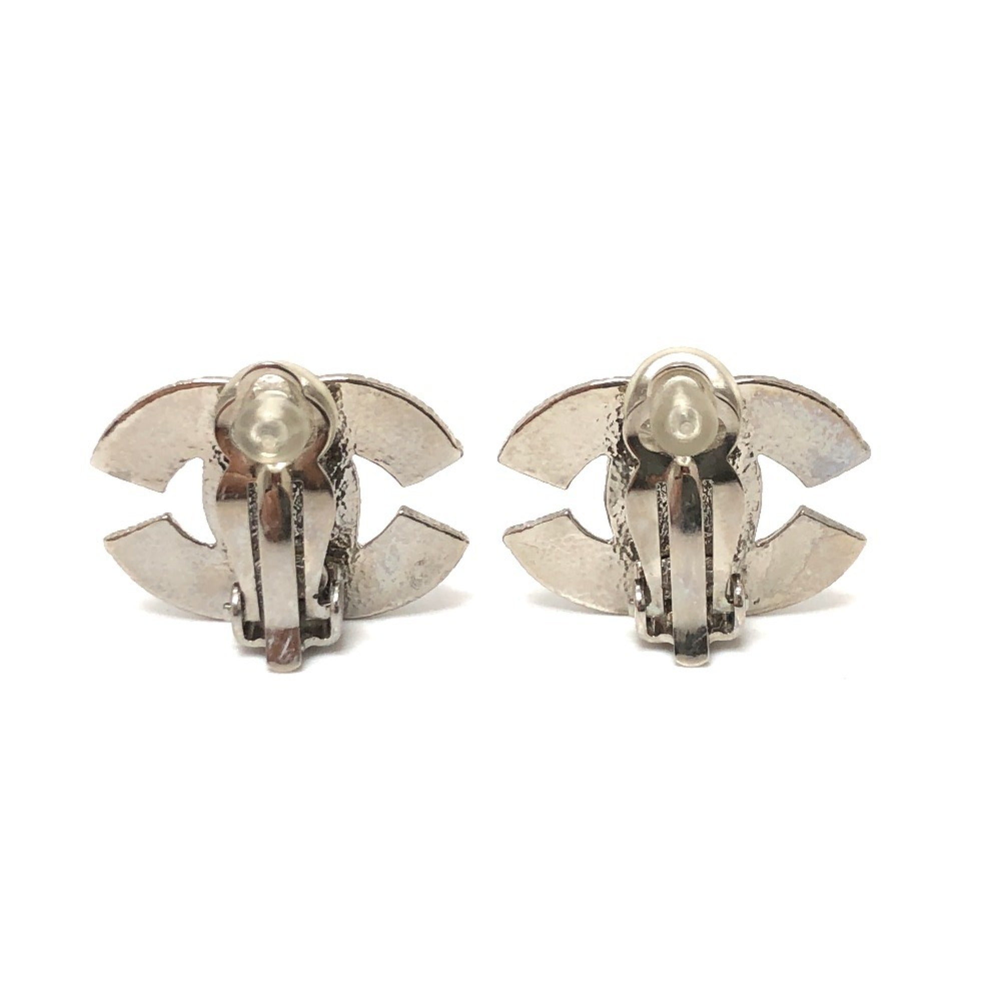 CC Logo Clip-On Earrings Metal