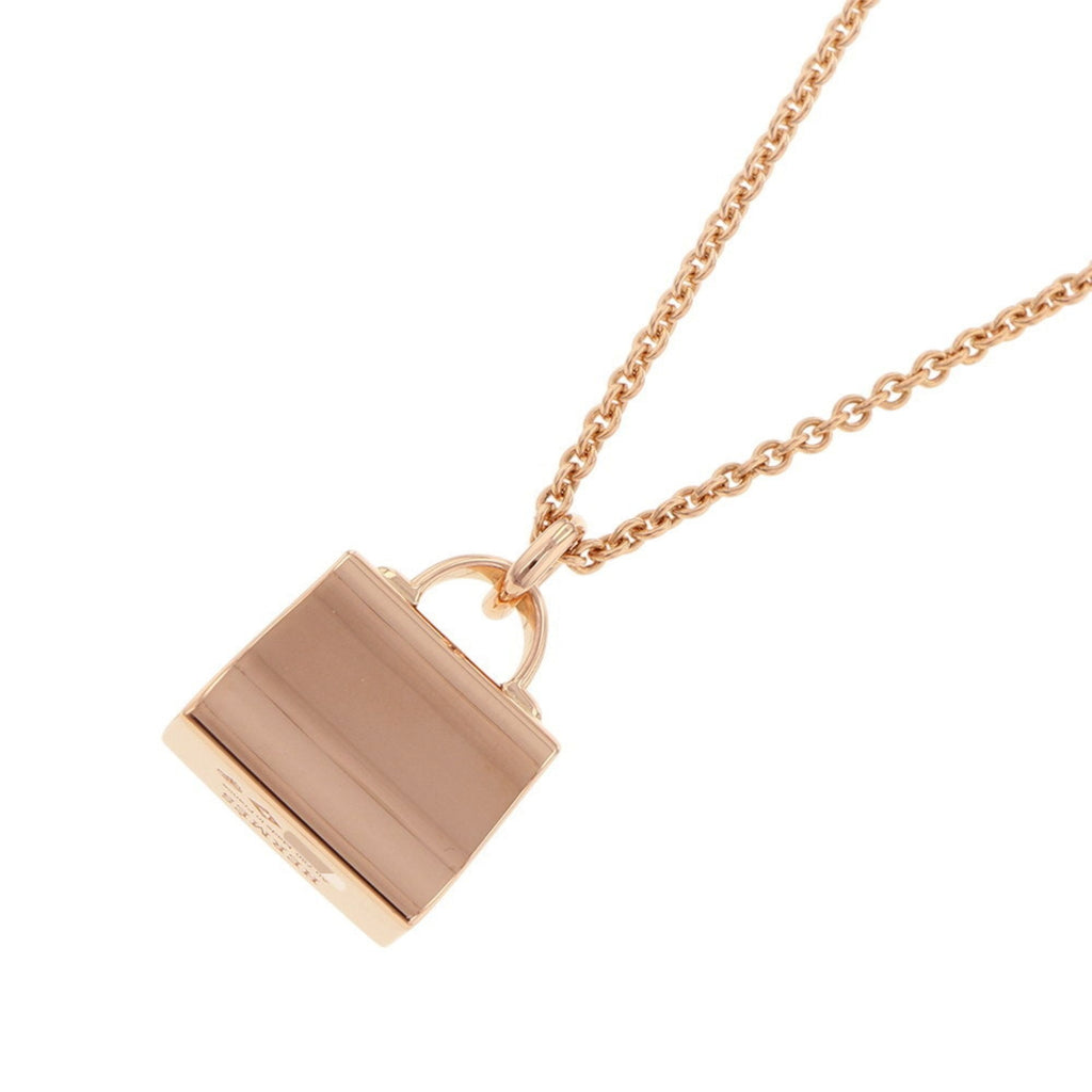 Pendant Necklace 18K Rose Gold With Diamonds