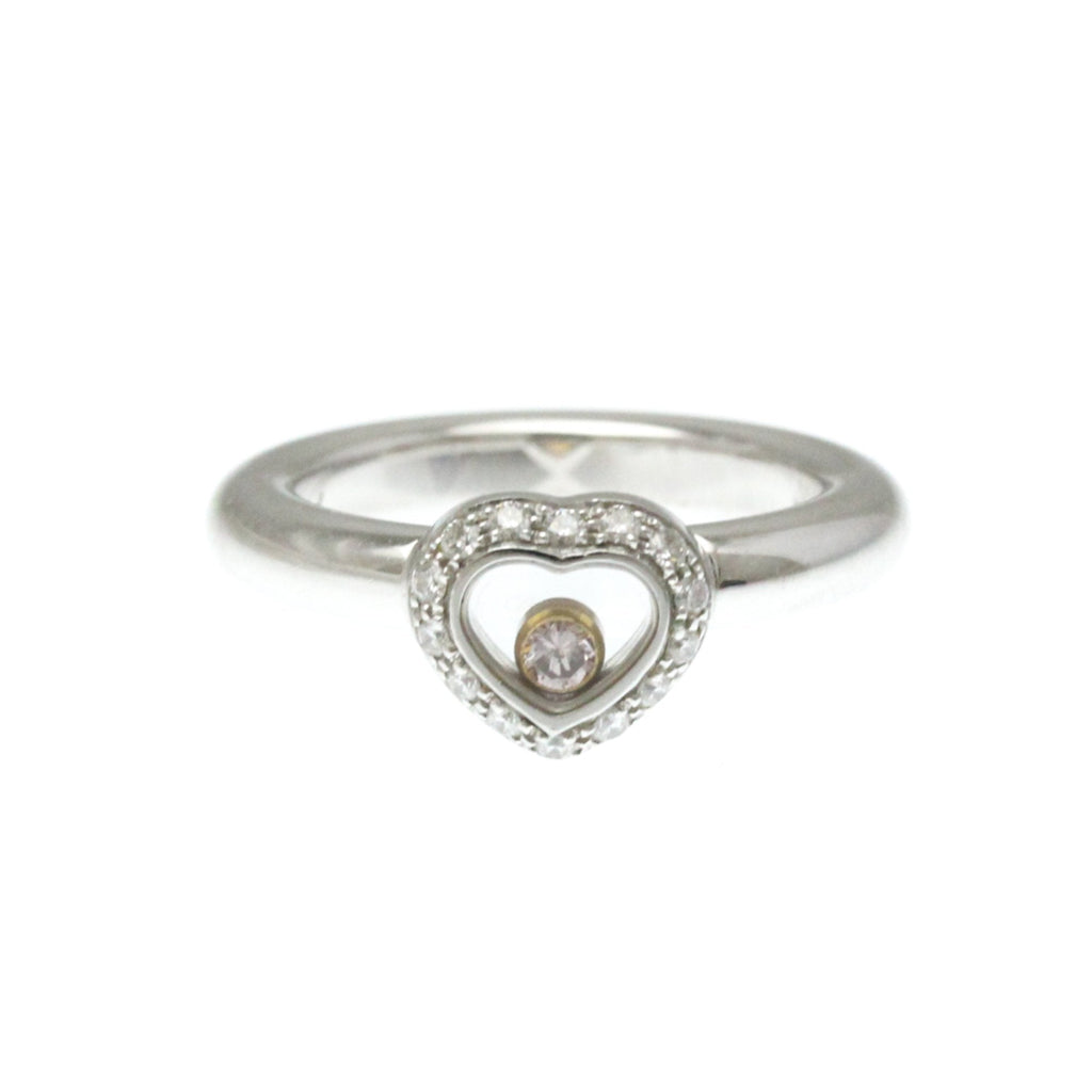 Band Ring 18K White Gold with Diamond