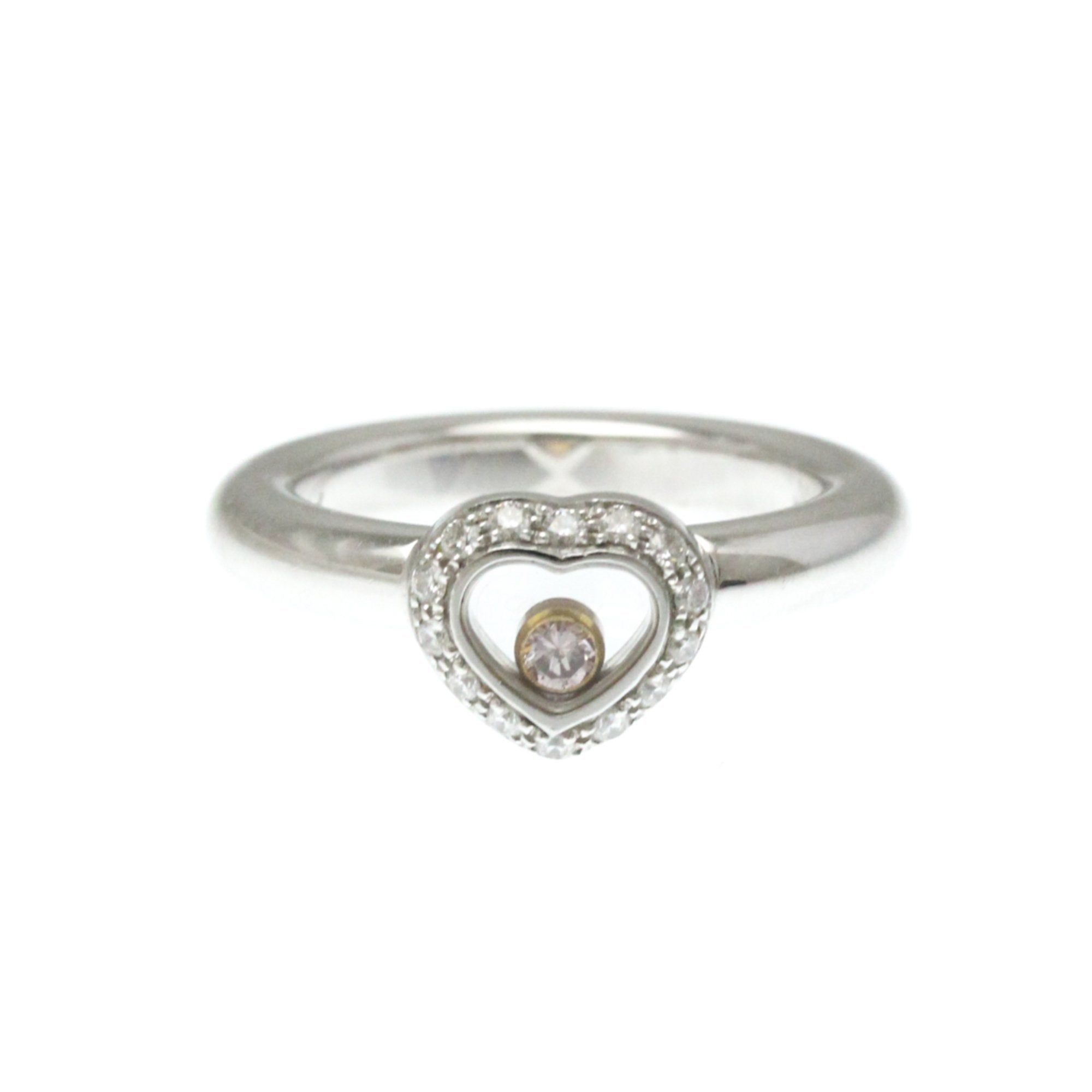 Band Ring 18K White Gold with Diamond