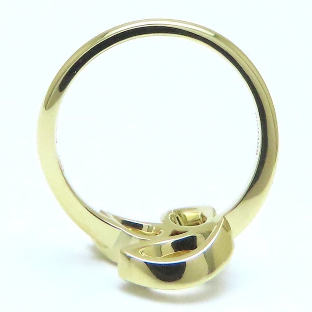 Lily Cluster Mini Ring 18K Yellow Gold with Diamond