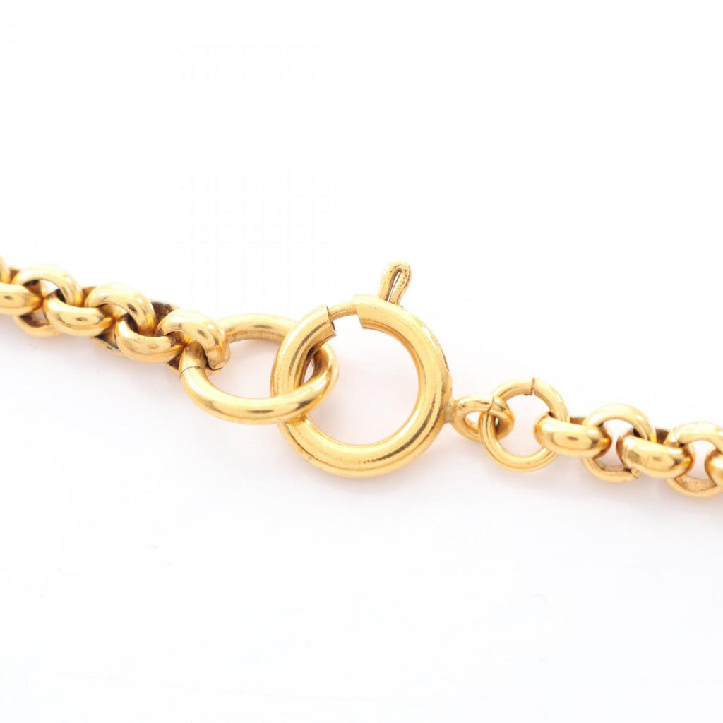 CC Logo Pendant Necklace Metal