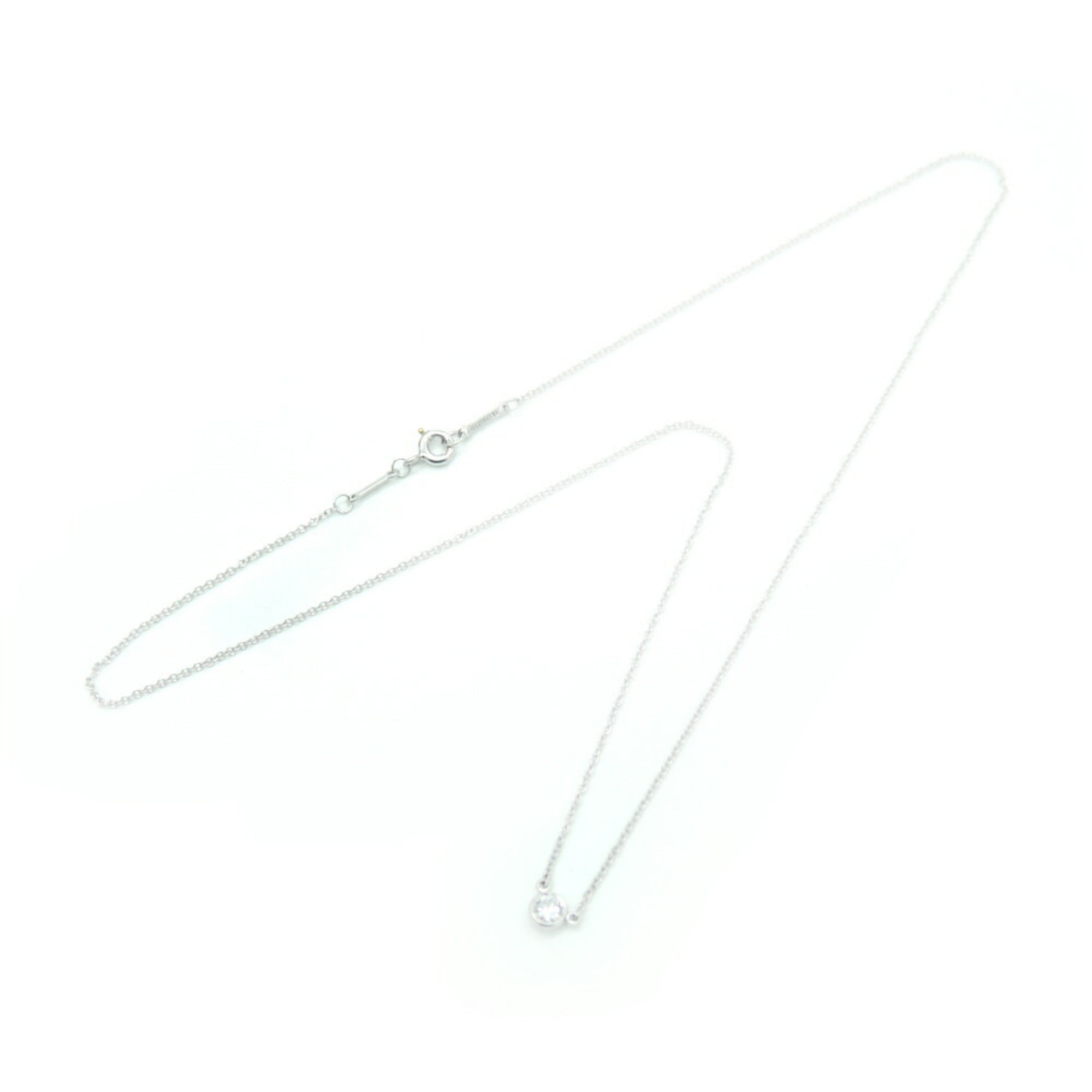 Elsa Peretti Pendant Necklace Platinum 4.5mm