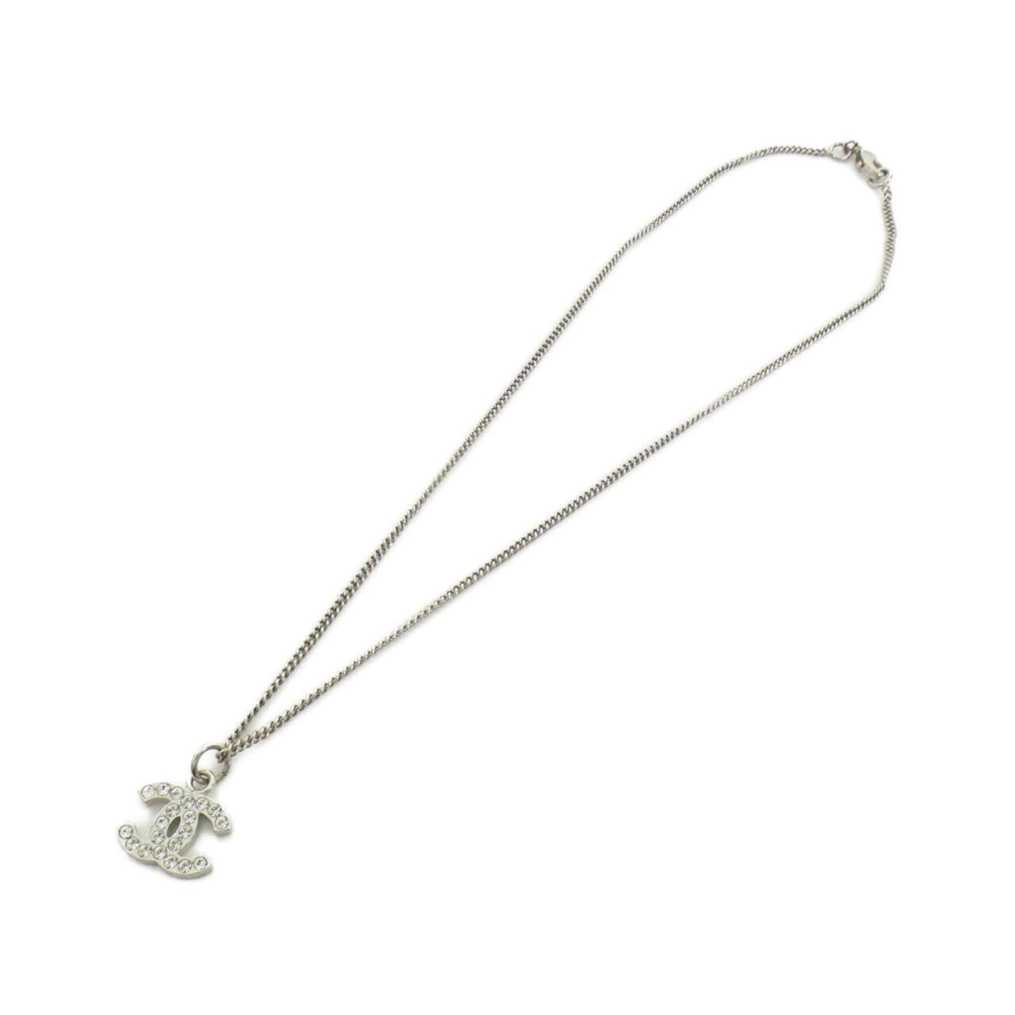 Pendant Necklace Sterling Silver with Crystal