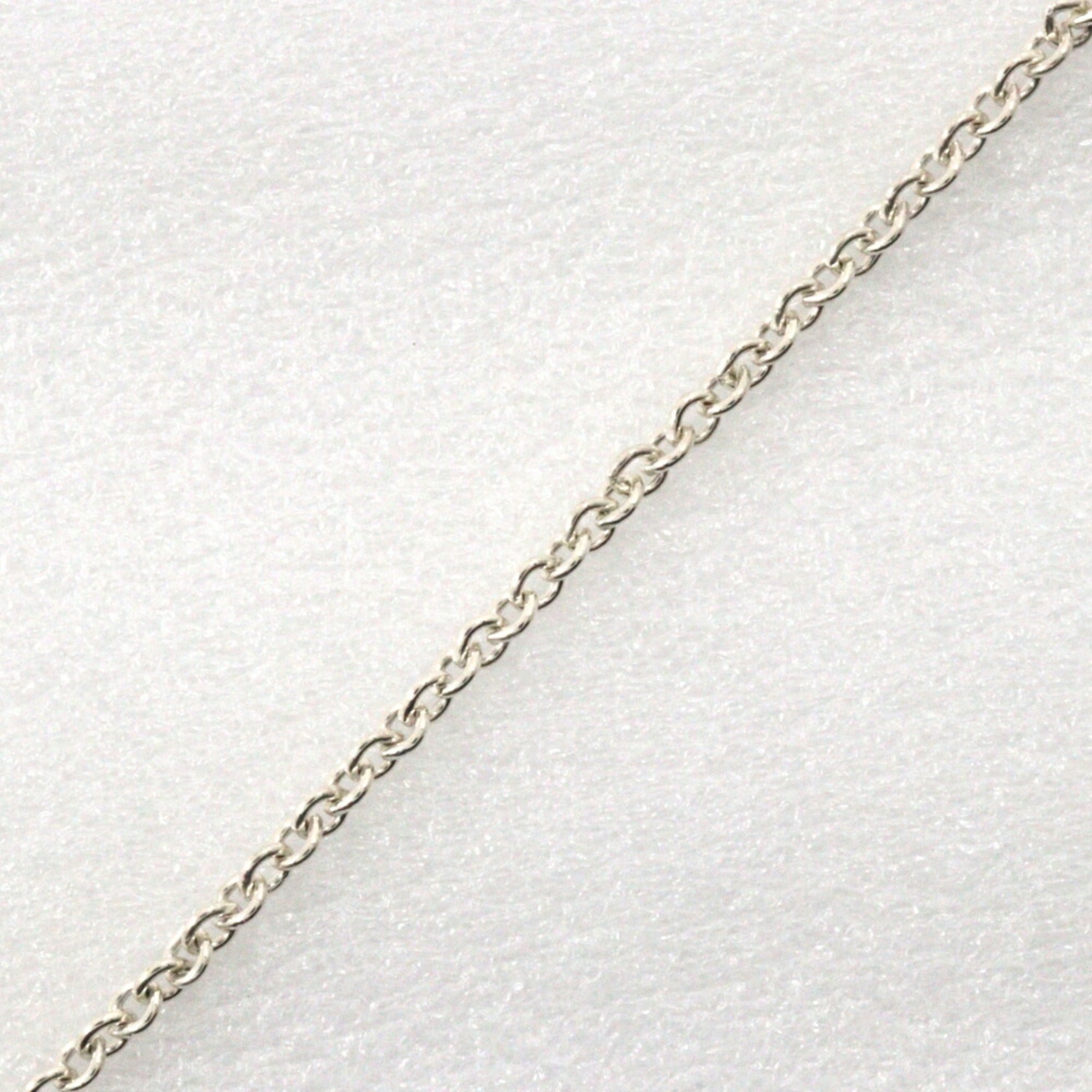 Open Heart Pendant Necklace Sterling Silver