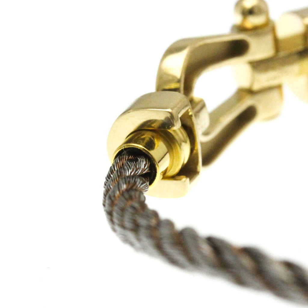 Force 10 Bracelet Stainless Steel and 18K Yellow Gold Medium