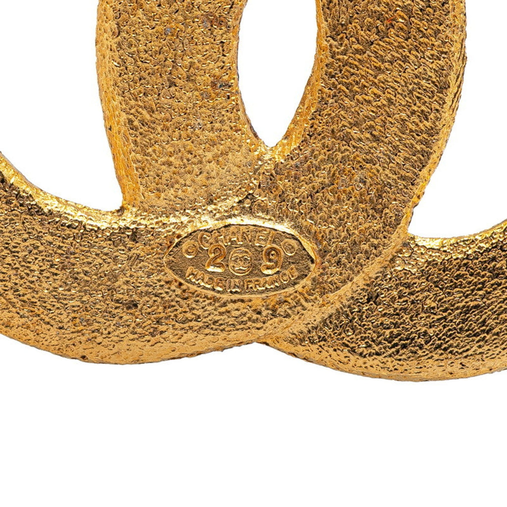 CC Logo Brooch Metal