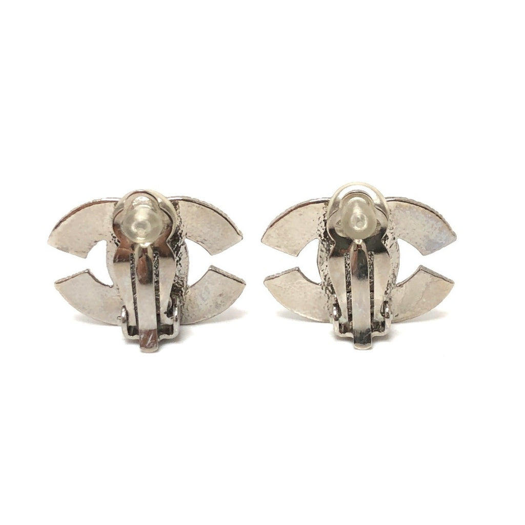 Clip-On Earrings Clip-On Silver-Tone Metal