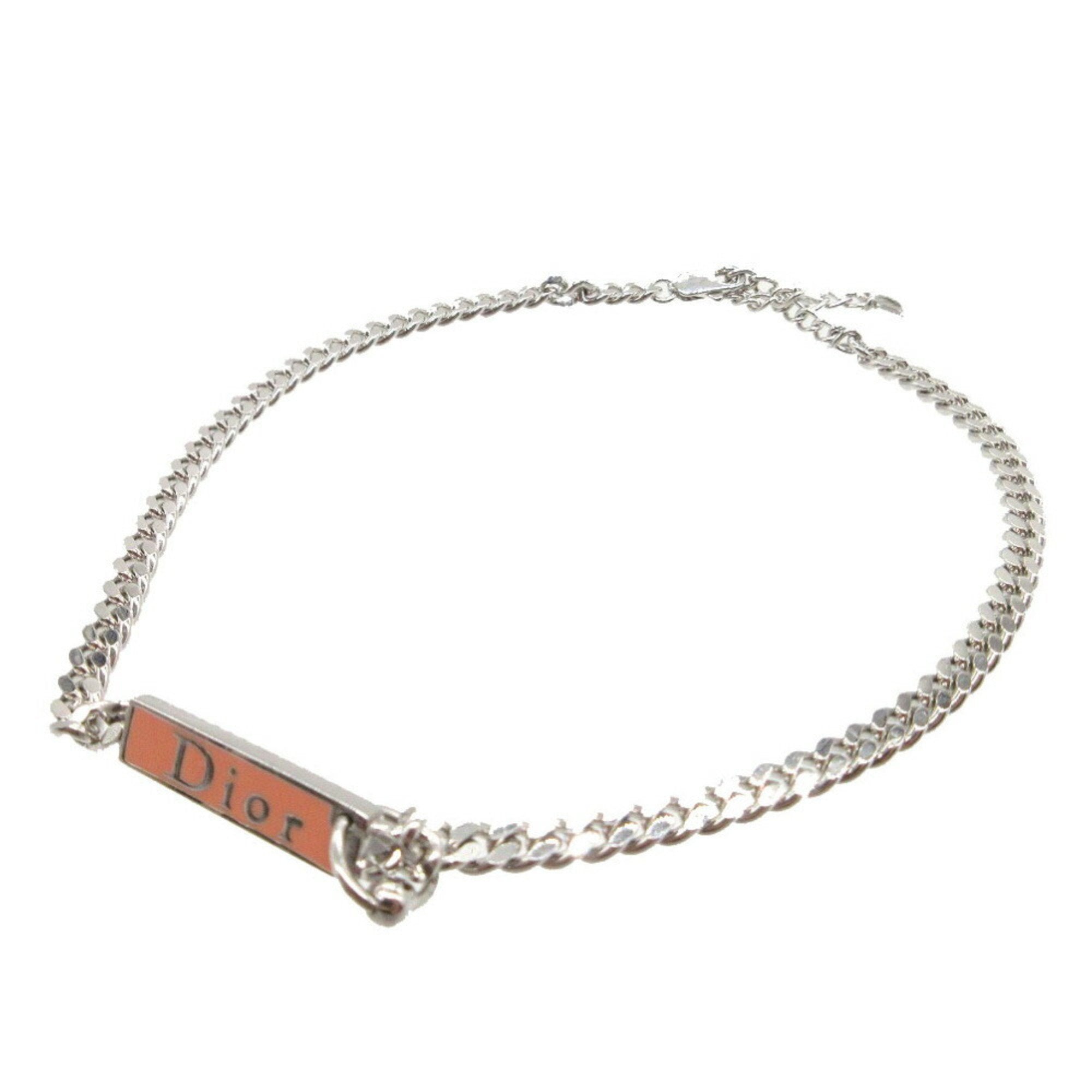 Bracelet Metal Pink and Silver