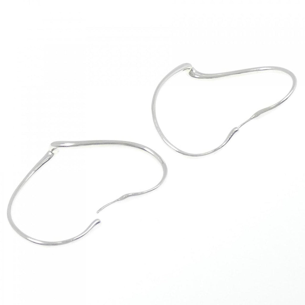Open Heart Earrings Sterling Silver 40mm Sterling Silver