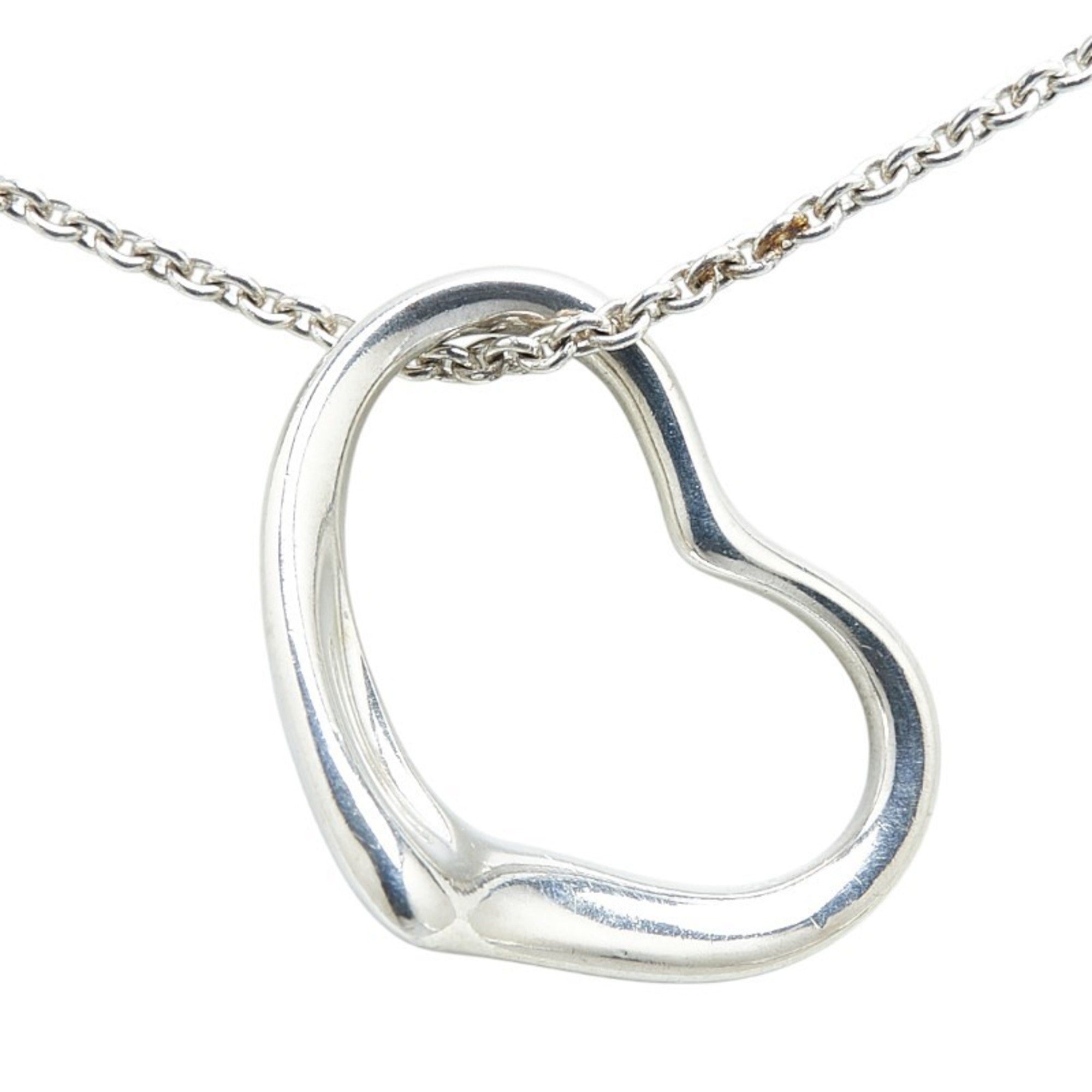 Heart Pendant Necklace Sterling Silver