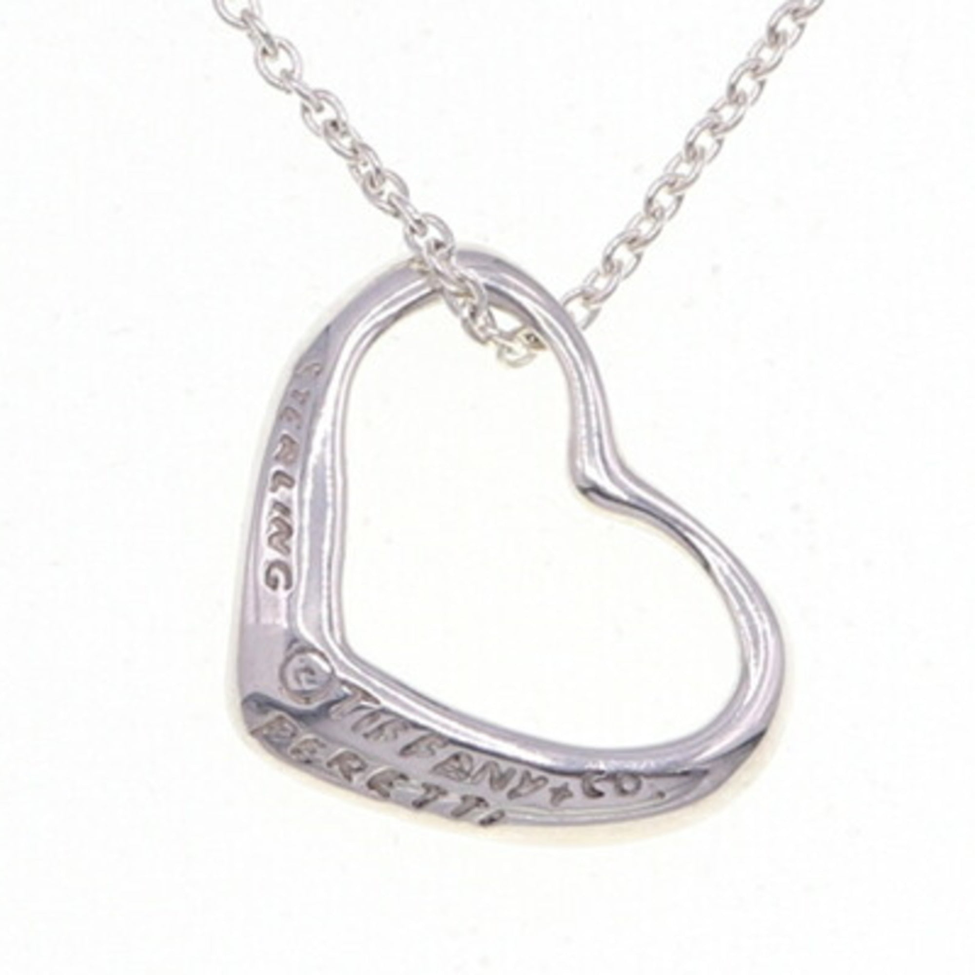 Elsa Peretti Pendant Necklace Sterling Silver 14mm