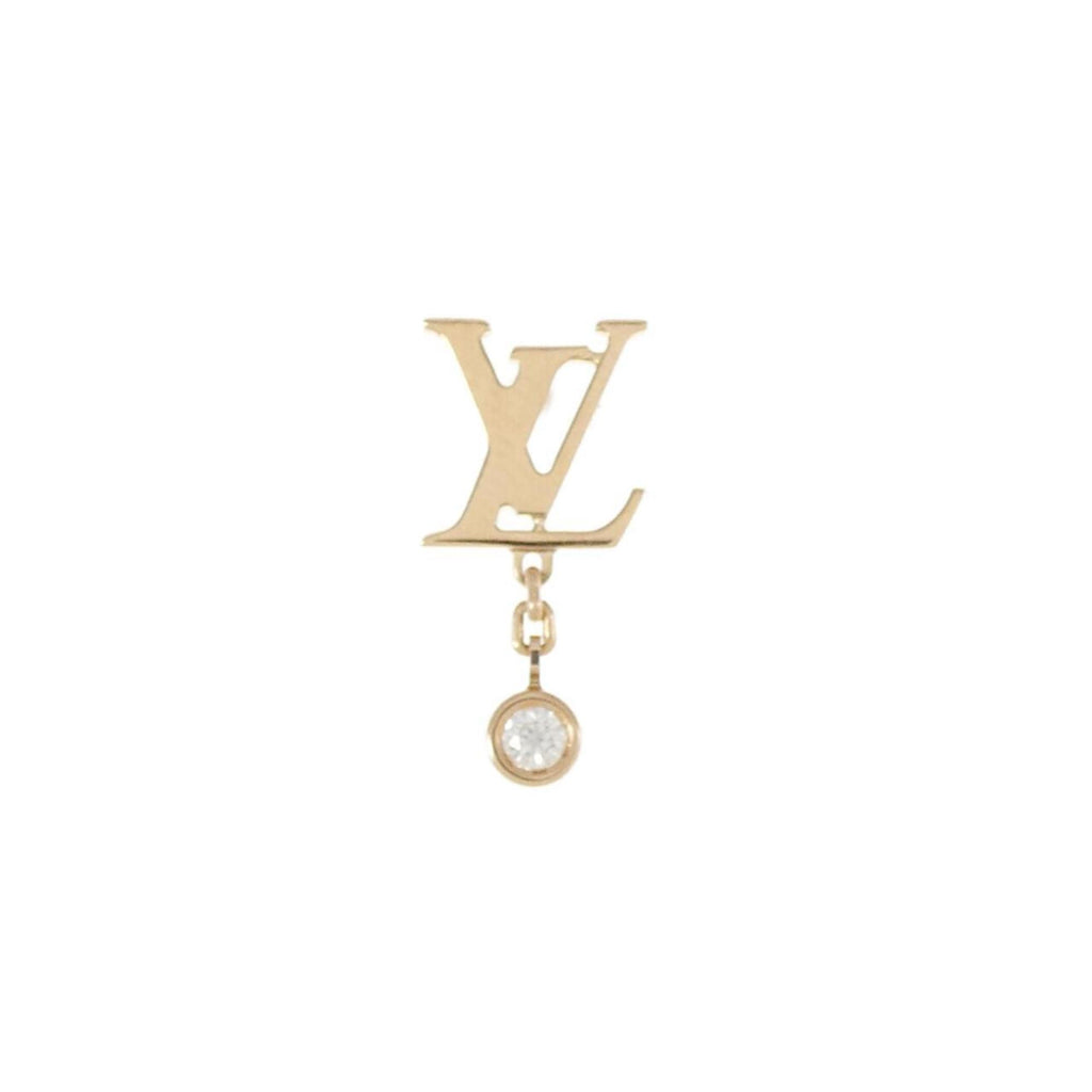 Idylle Blossom Clip Earrings 18K Rose Gold and Diamond One Ear 18K Rose Gold