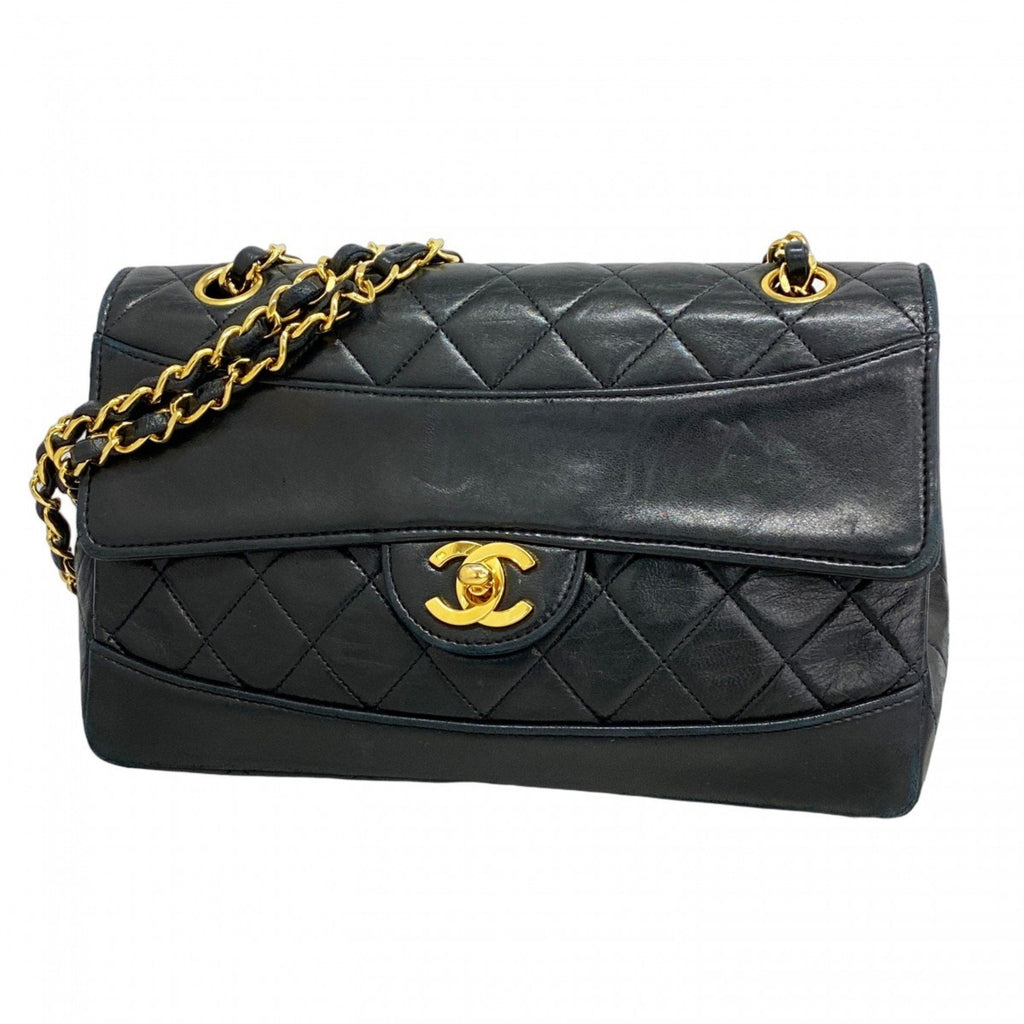 Vintage CC Chain Flap Bag Quilted Lambskin Medium