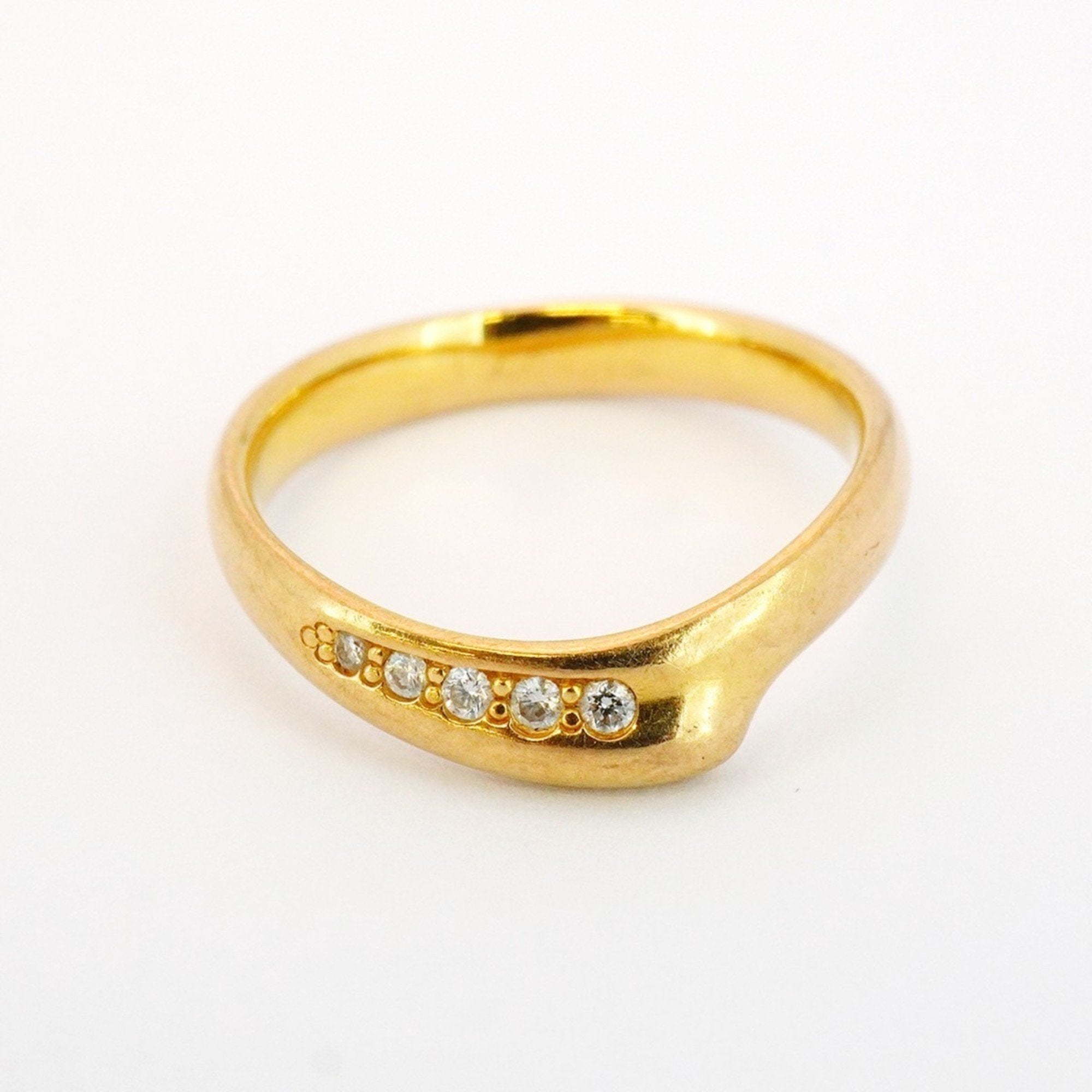 Heart Ring 18K Rose Gold with Diamond
