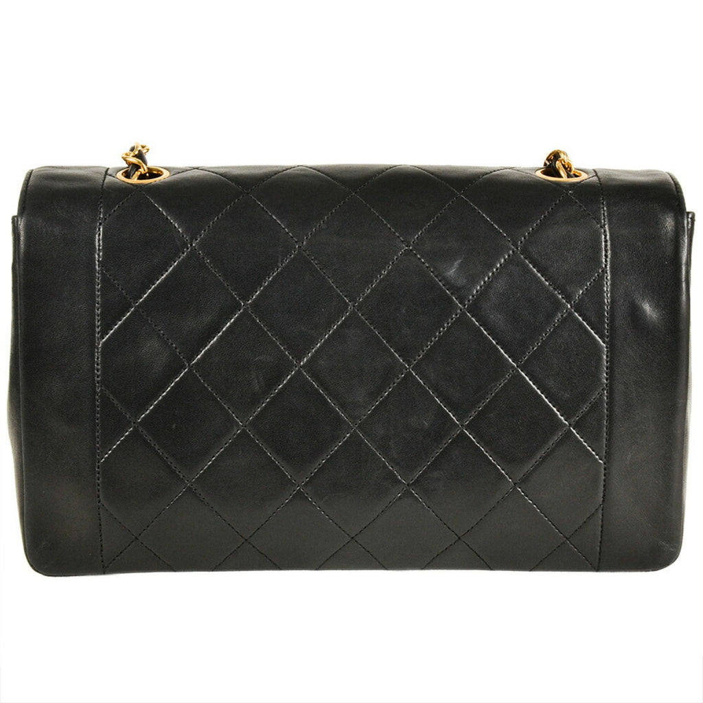 Vintage CC Chain Flap Bag Quilted Lambskin Small