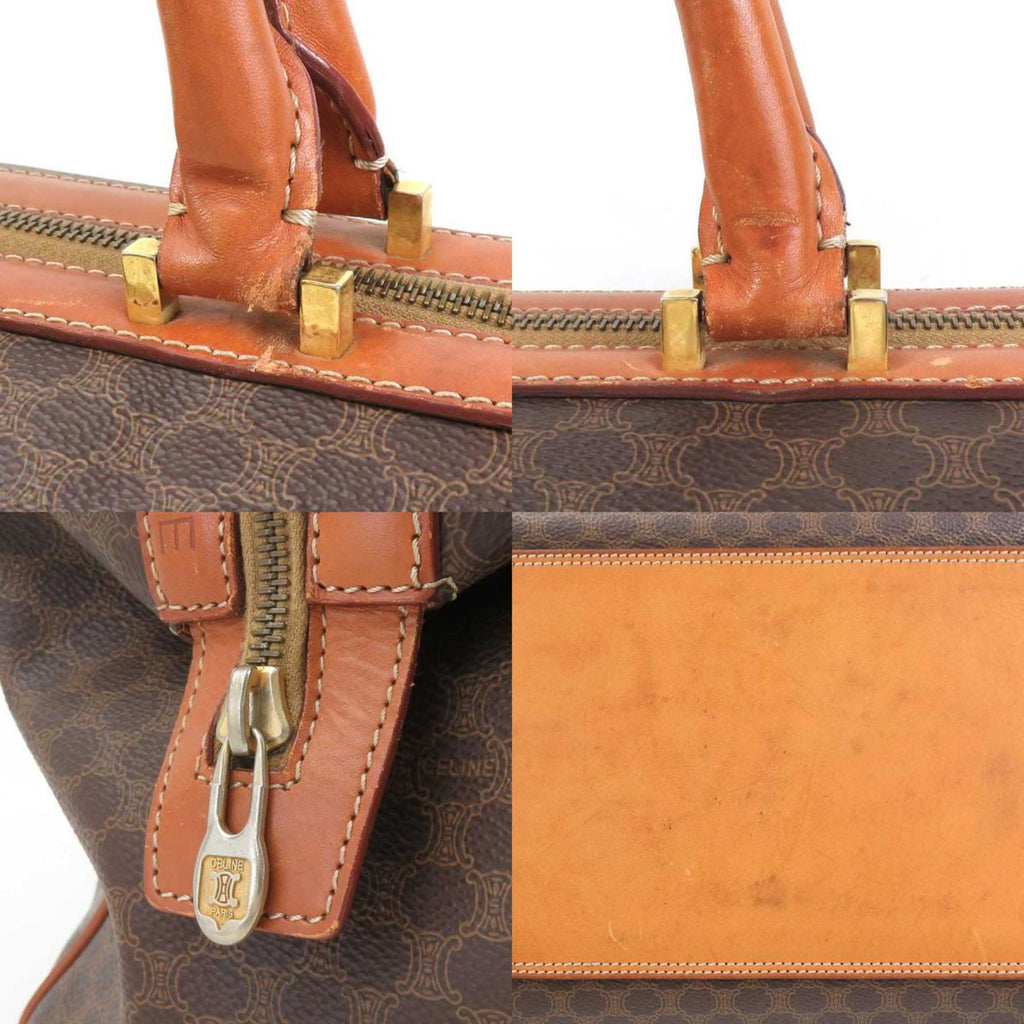 Vintage Duffle Bag Macadam Coated Canvas Large