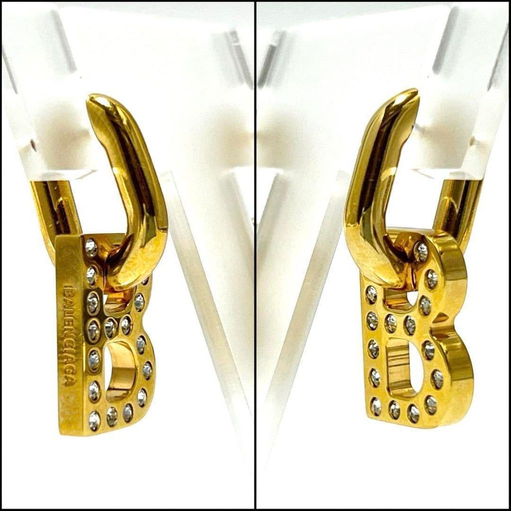 Earrings Gold-Tone Metal
