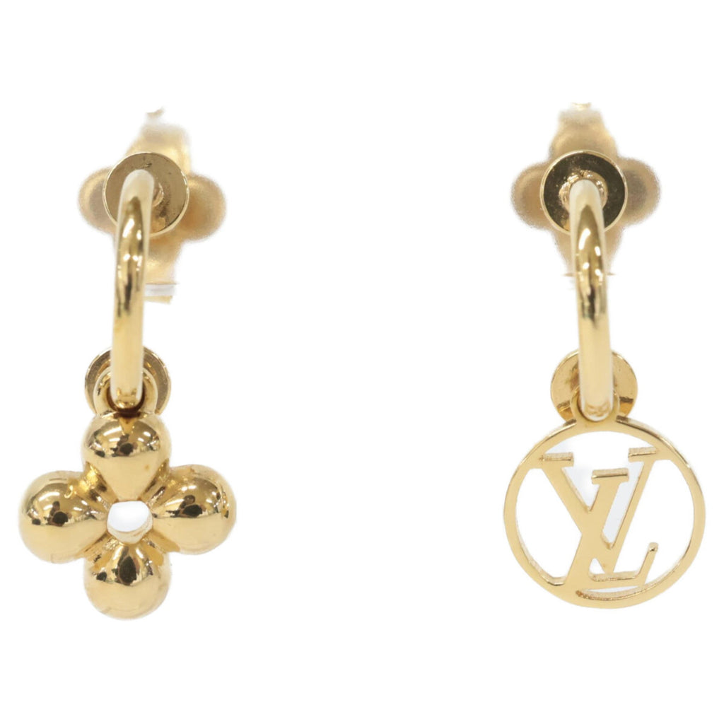 Earrings Gold-Tone Metal