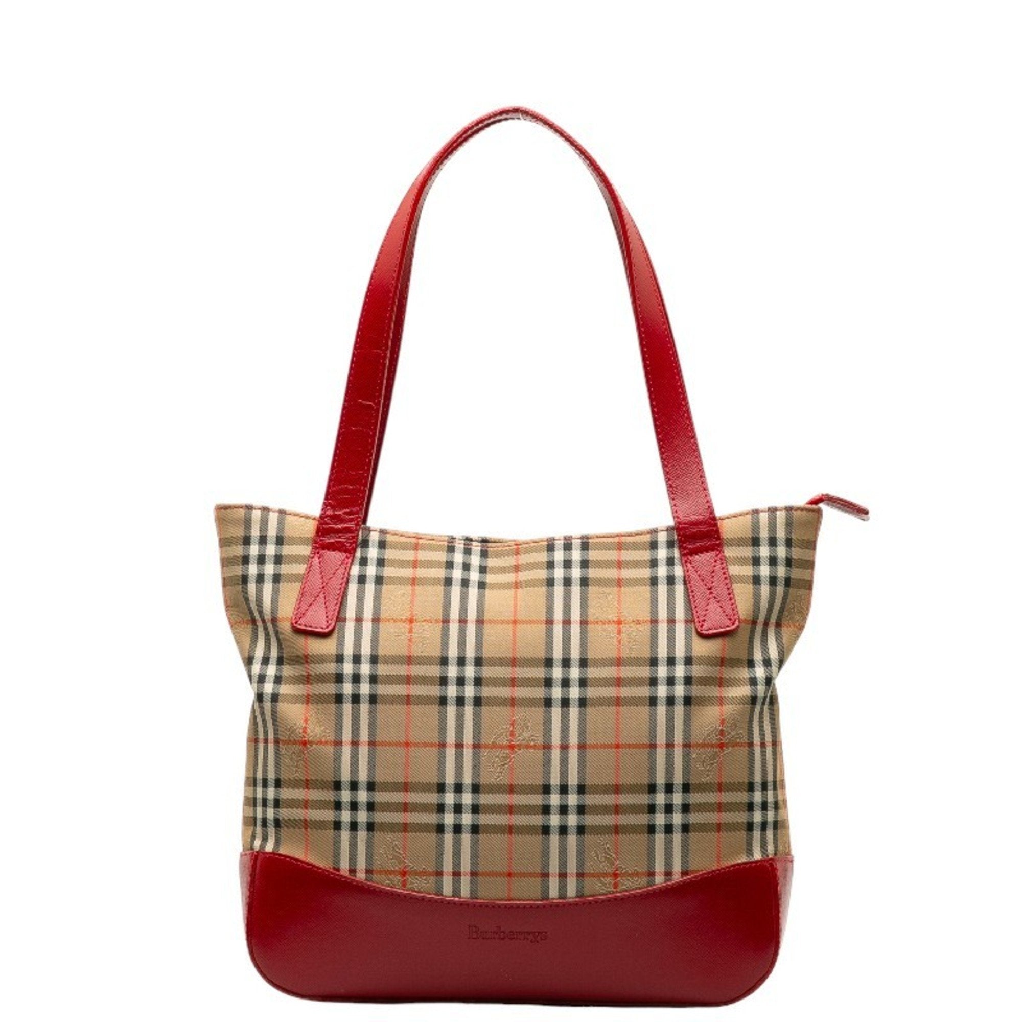 Canterbury Panels Tote Haymarket Coated Canvas and Leather Small